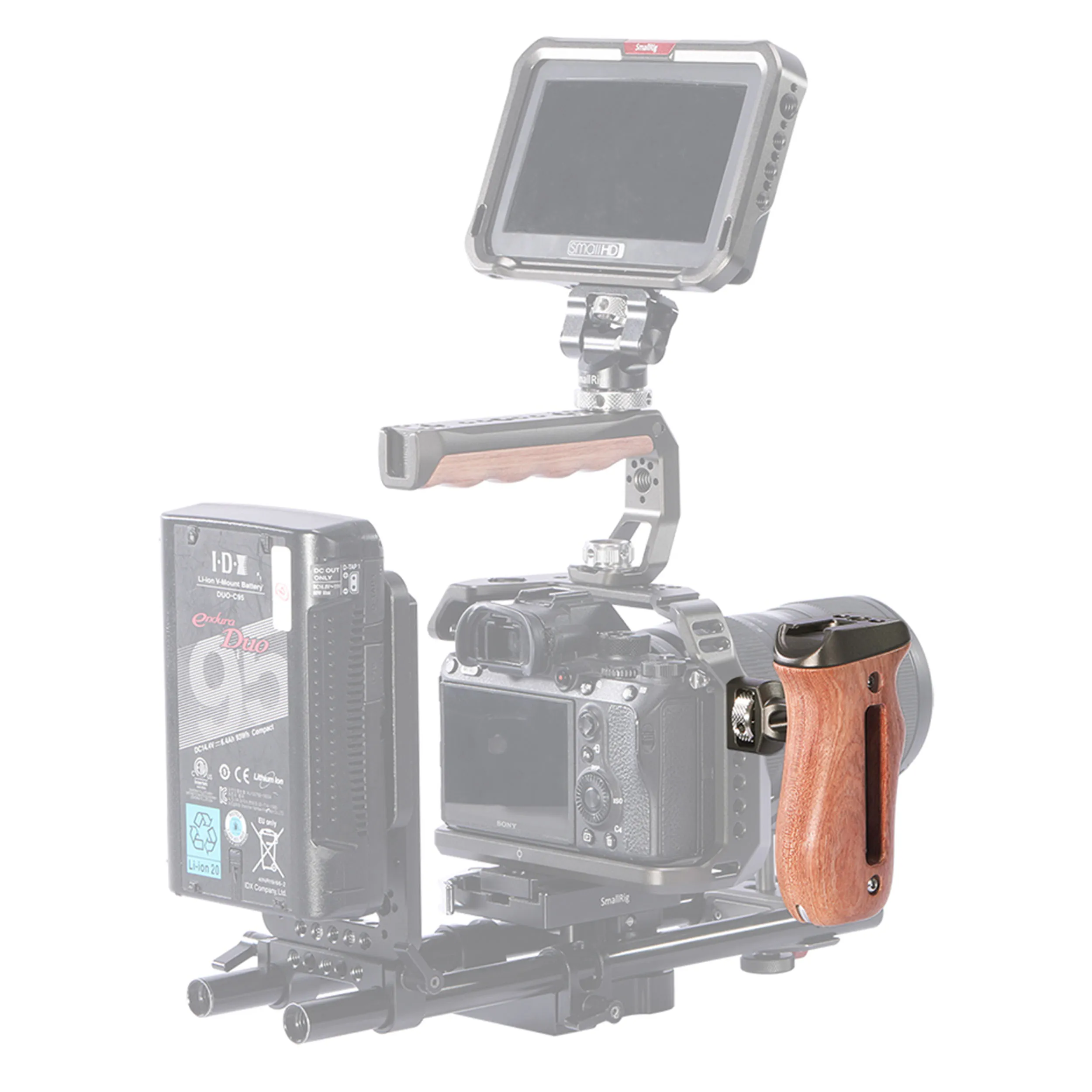 ידית עץ עם חיבור ARRI-Style מבית SmallRig HSS2642