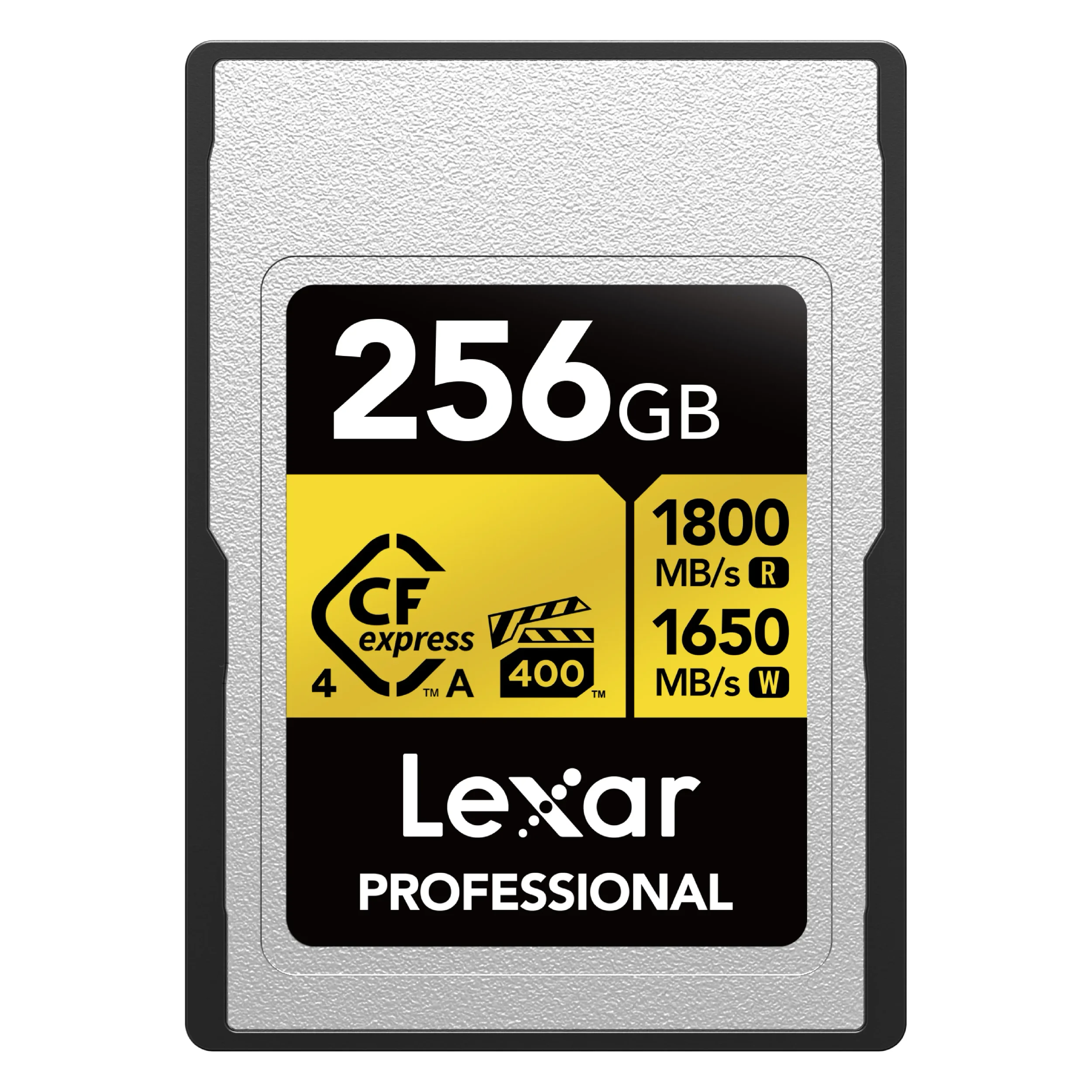 כרטיס זיכרון Lexar® Professional  256GB CFexpress™ 4.0 Type A card Gold
