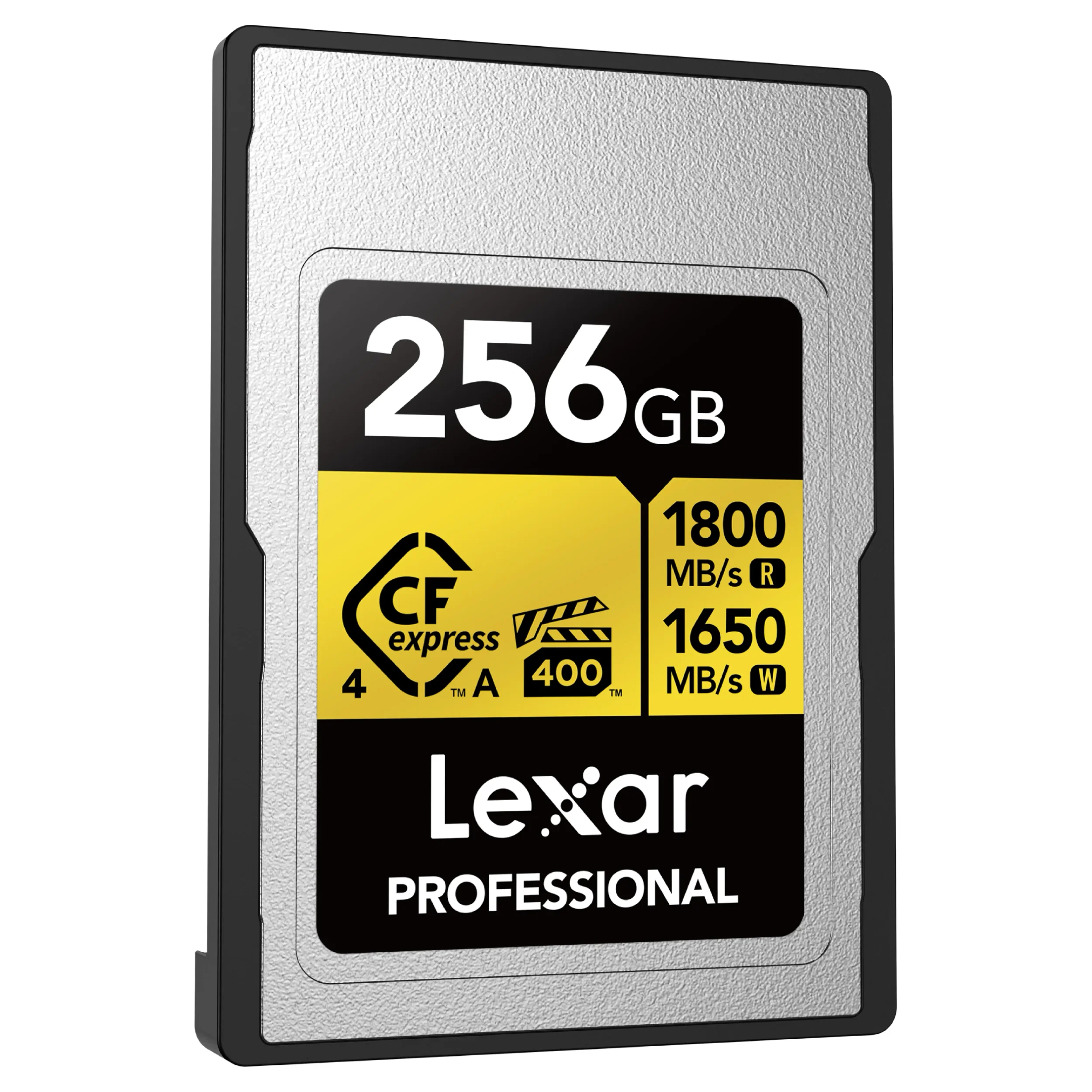 כרטיס זיכרון Lexar® Professional  256GB CFexpress™ 4.0 Type A card Gold