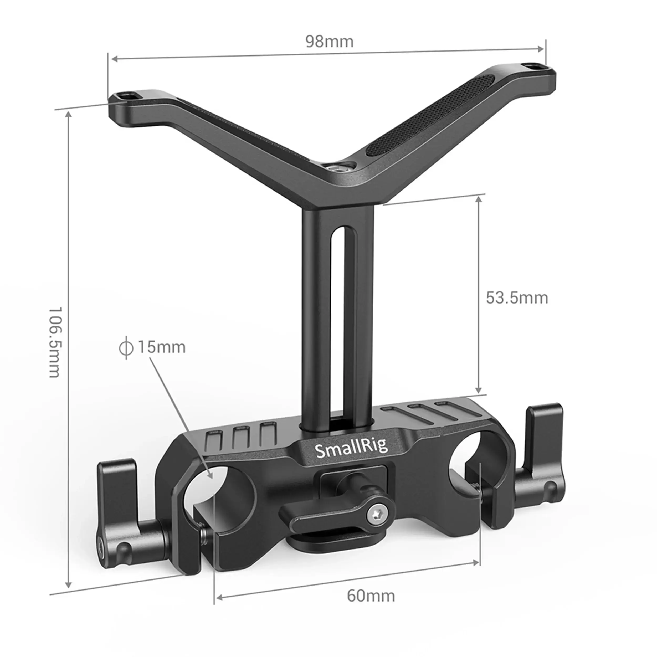 תומך עדשה אוניברסלי עם חורים 15 מ"מ SmallRig BSL2681