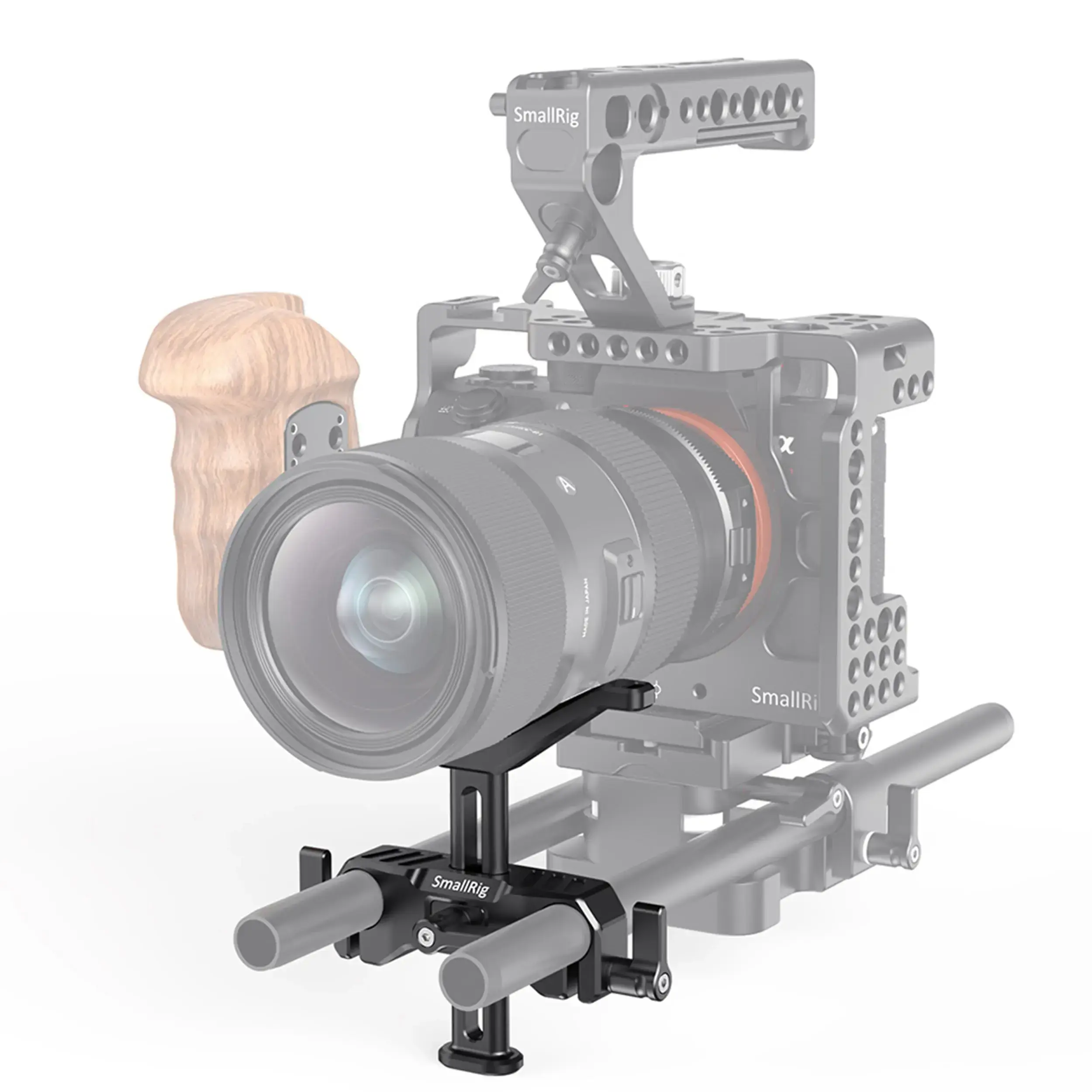 תומך עדשה אוניברסלי עם חורים 15 מ"מ SmallRig BSL2681