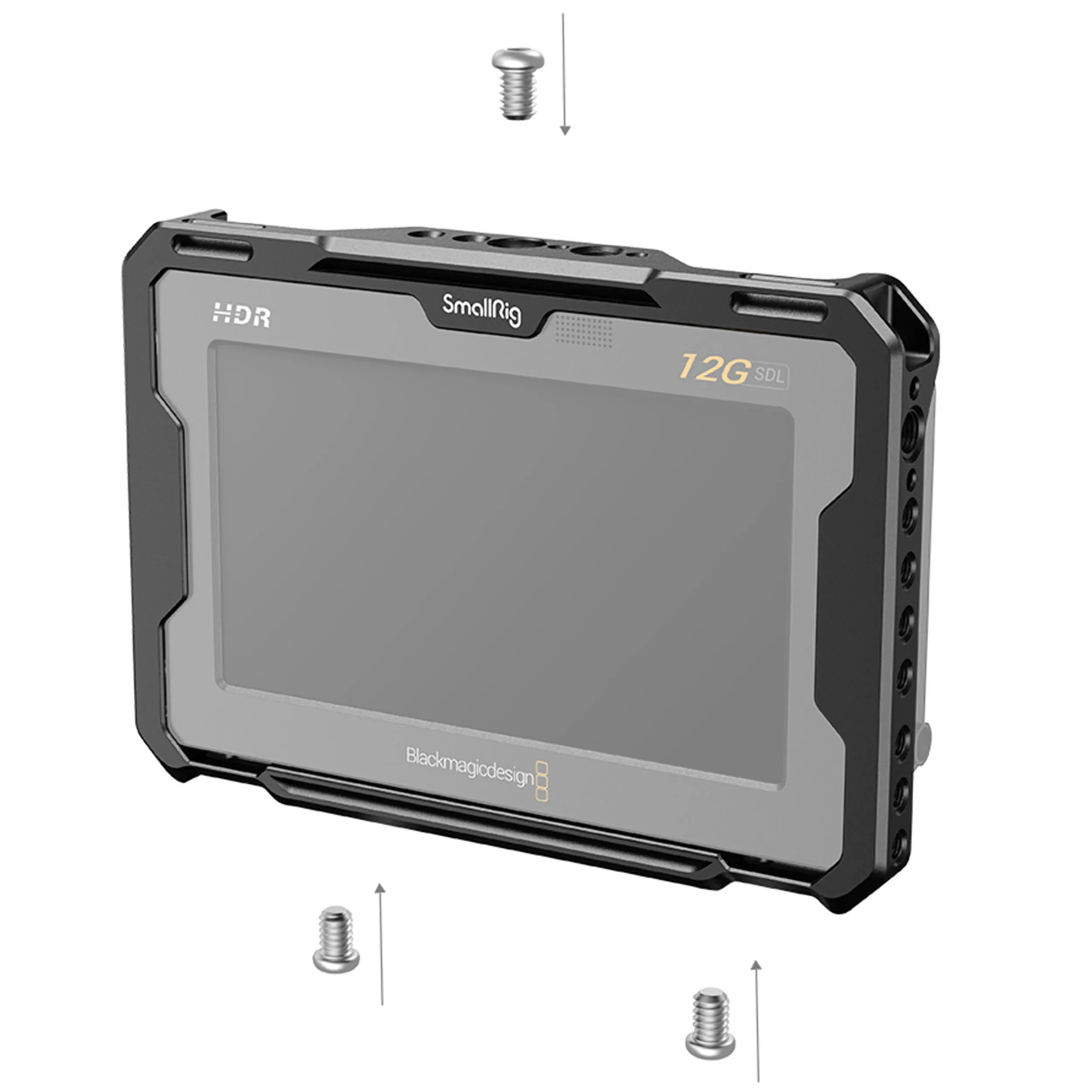 כלוב למוניטור BM Video Assist "5 עם תופסן לכבל SmallRig 2725 HDMI