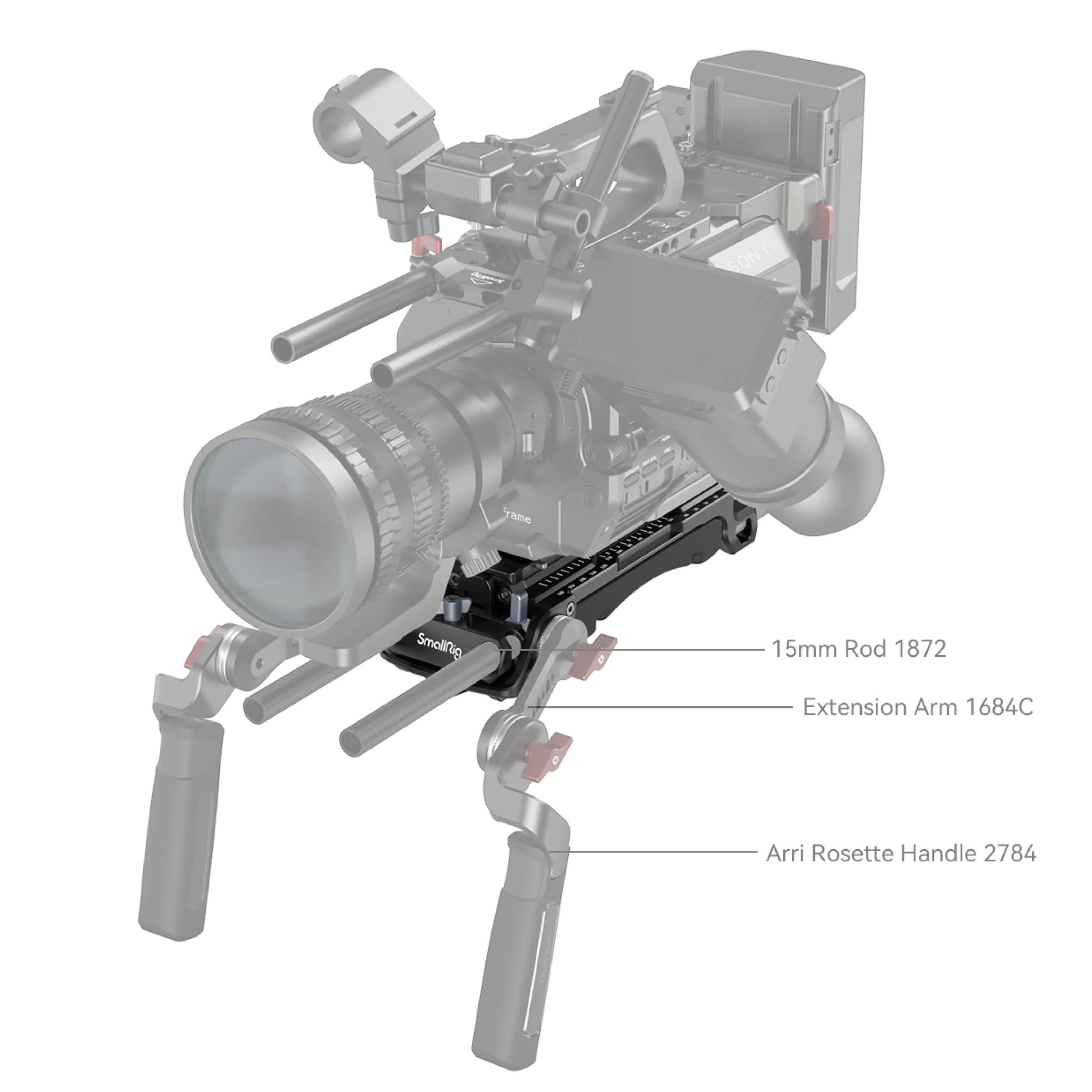 ריג כתף  אוניברסלי (תואם Sony VCT-14)SmallRig 2837C