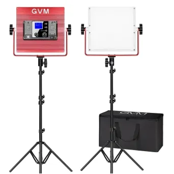 קיט 2 פנסי לד GVM RGB R50R288-2L