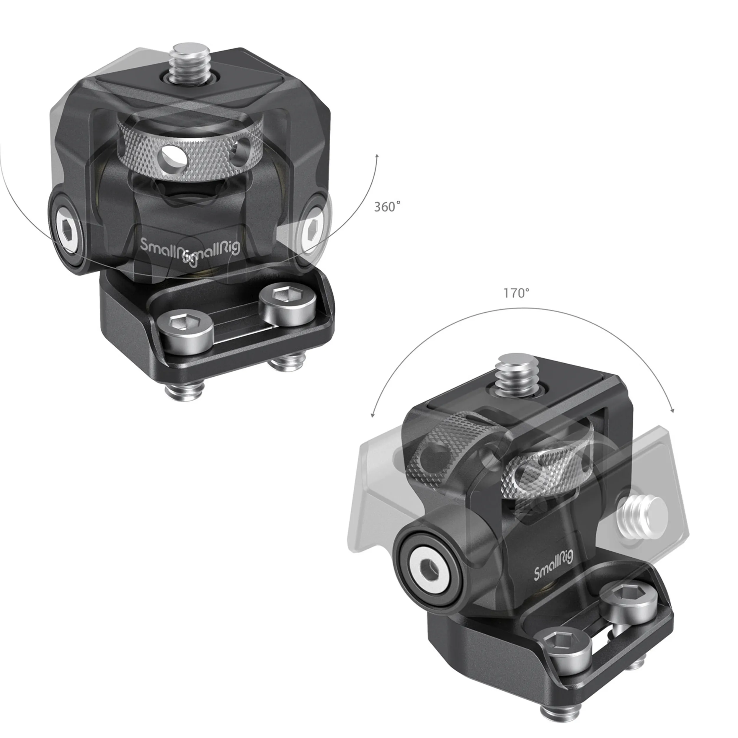 בסיס מסתובב למוניטור עם ברגים SmallRig 2904