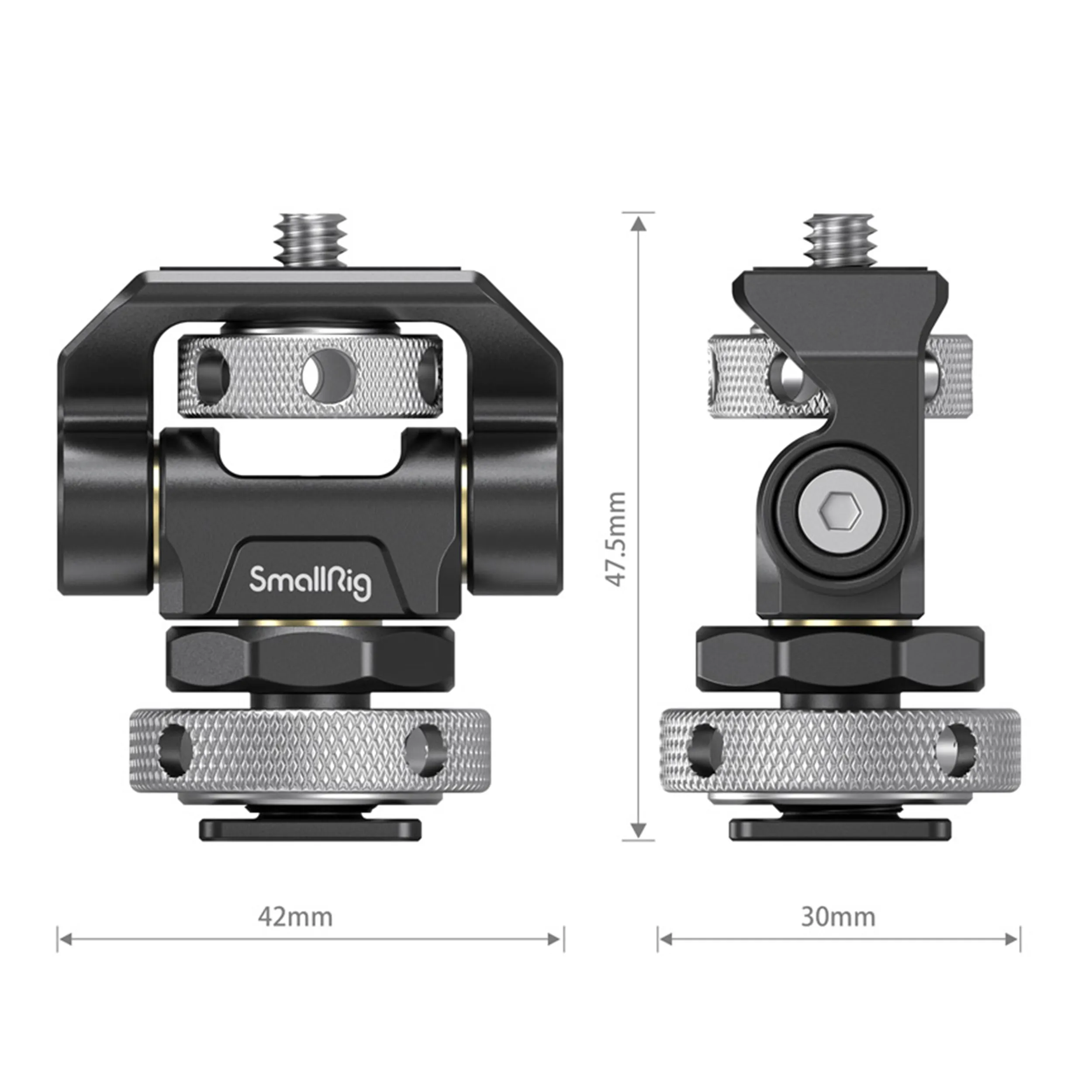 בסיס מסתובב למוניטור עם חיבור נעל קרה SmallRig 2905