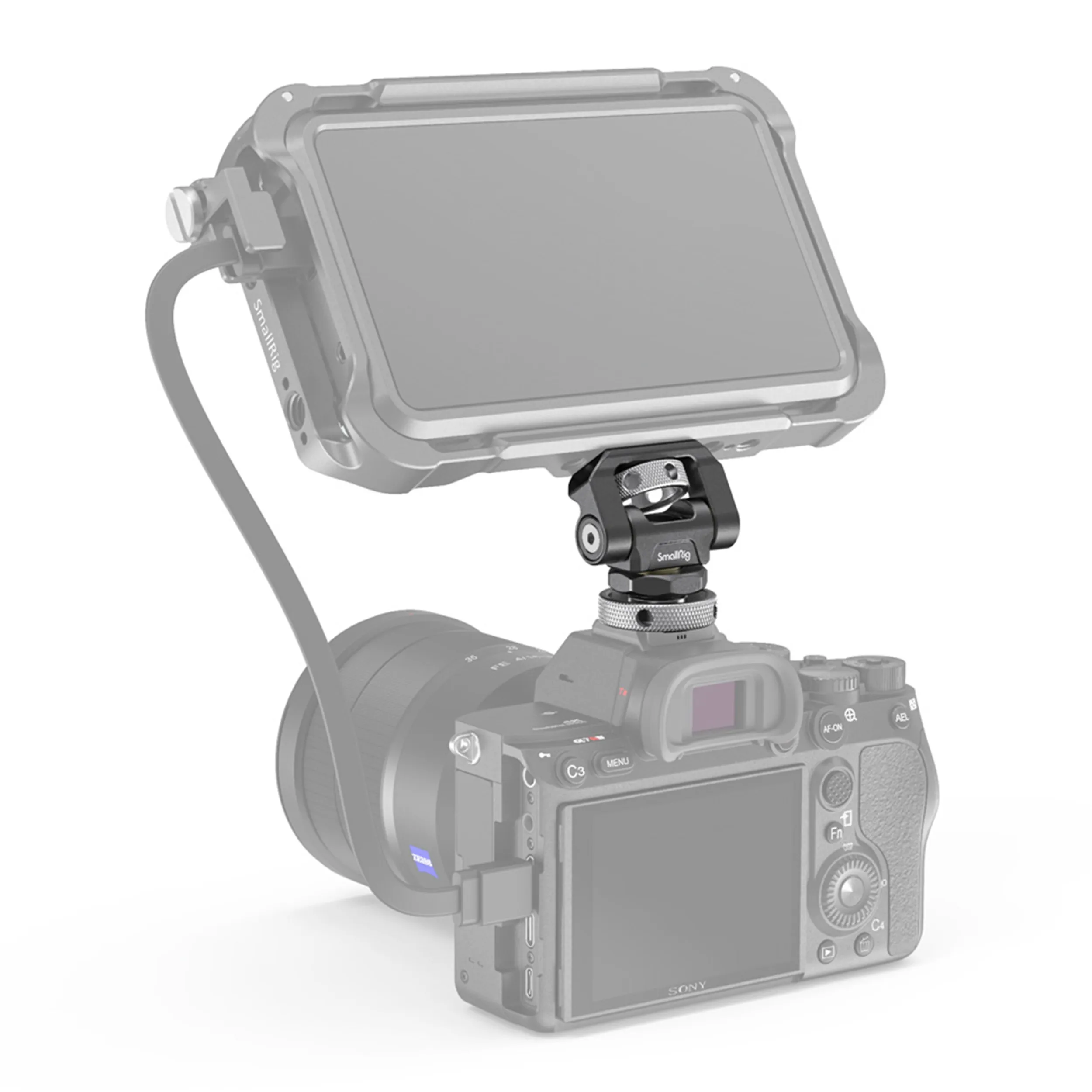 בסיס מסתובב למוניטור עם חיבור נעל קרה SmallRig 2905
