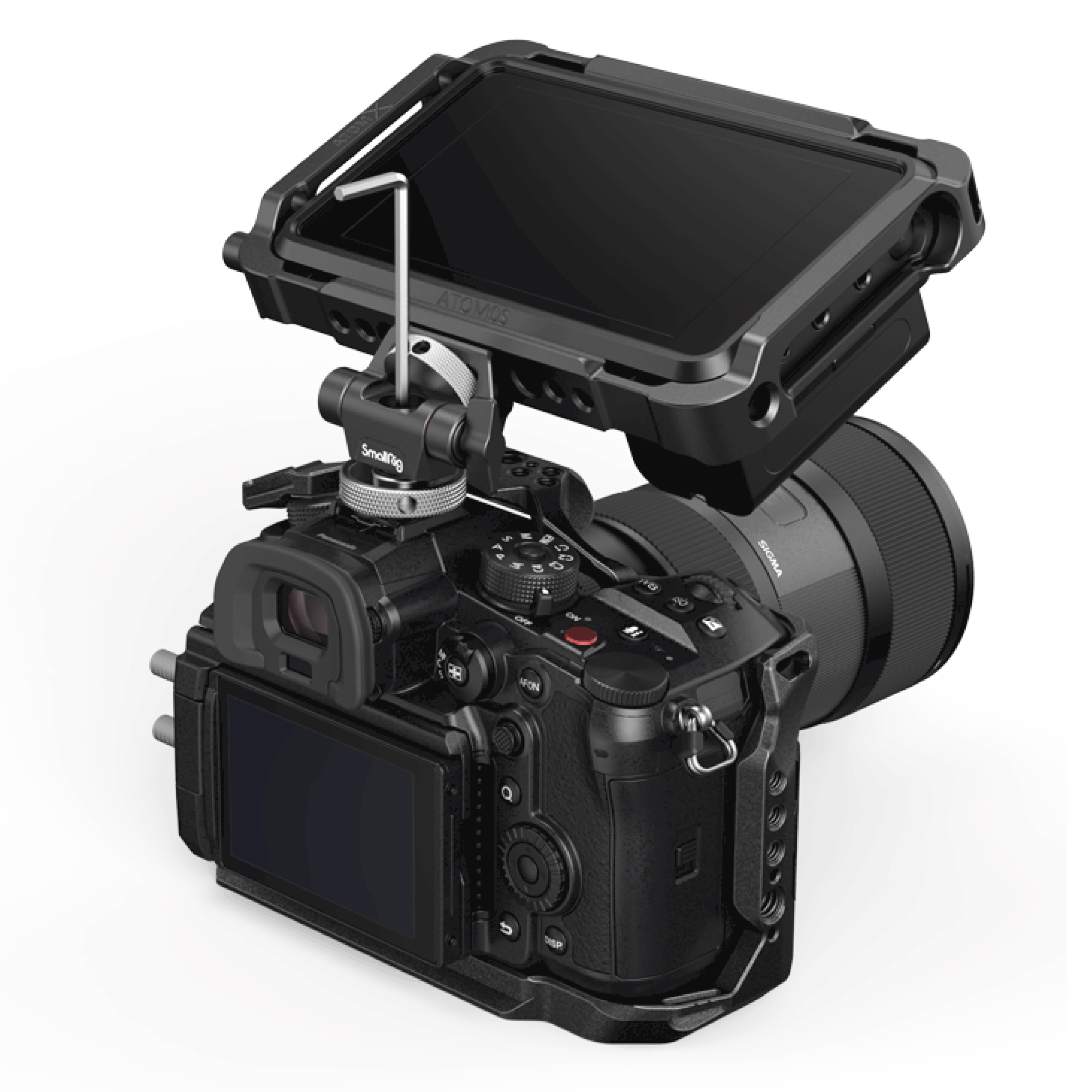בסיס מסתובב למוניטור עם חיבור נעל קרה SmallRig 2905B