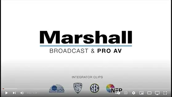 מצלמת HD קומפקטית Marshall CV346 HDMI/3GSDI