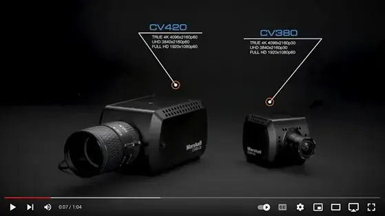 מצלמת 4K זעירה Marshall CV380-CS 6GSDI/HDMI