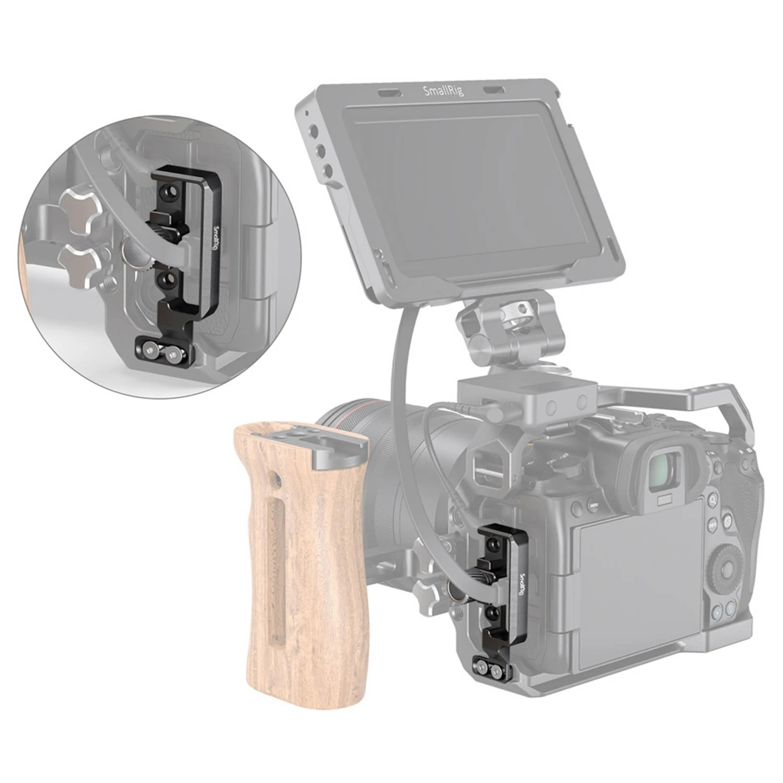 תופסן כבלים לכלוב SmallRig 2981 Canon R5/R6