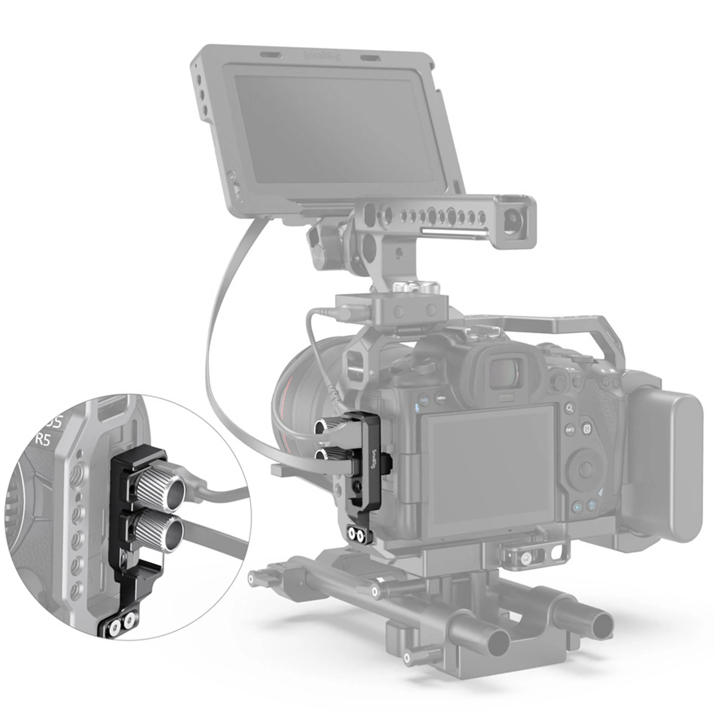 תופסן כבלים לכלוב SmallRig 2981 Canon R5/R6