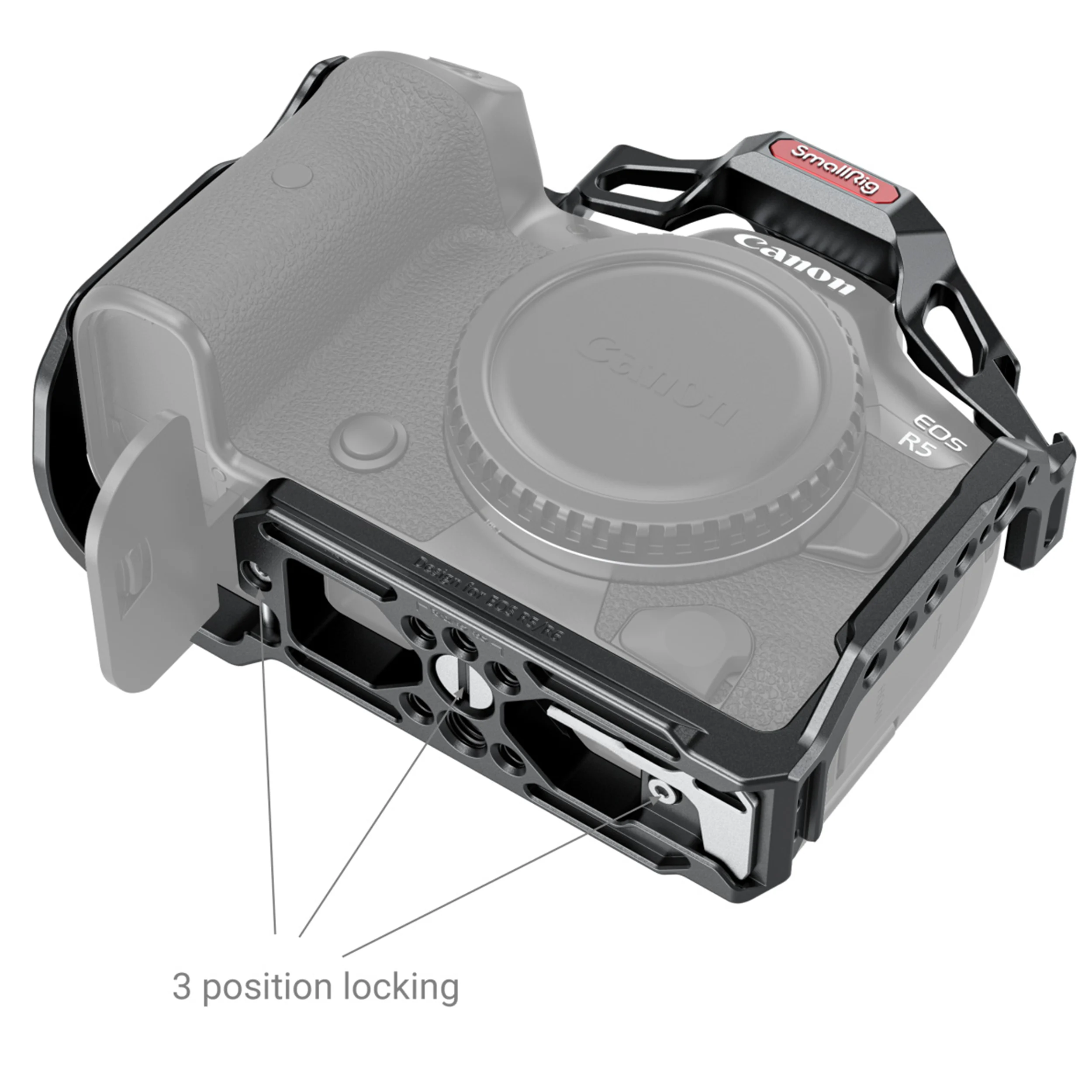 כלוב ייעודי למצלמות SmallRig 2982B Canon R5/R6/R5 C