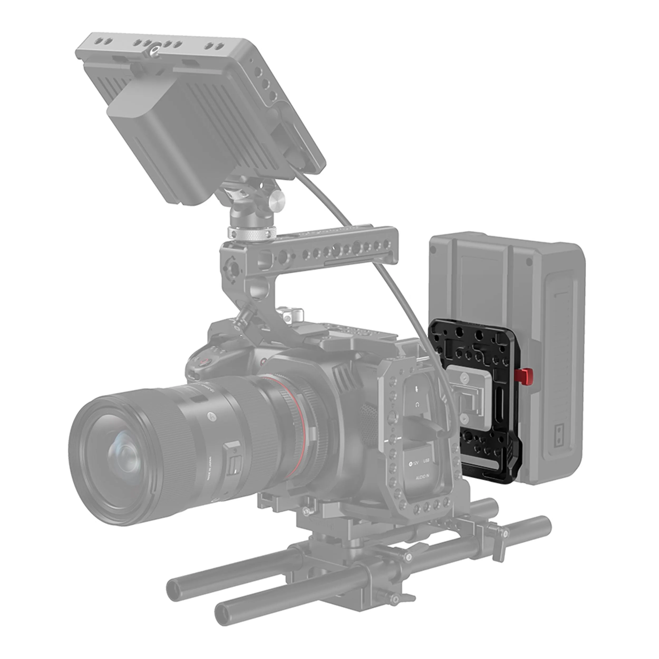 פלטה מתאמת לסוללות SmallRig 2988 V-LOCK