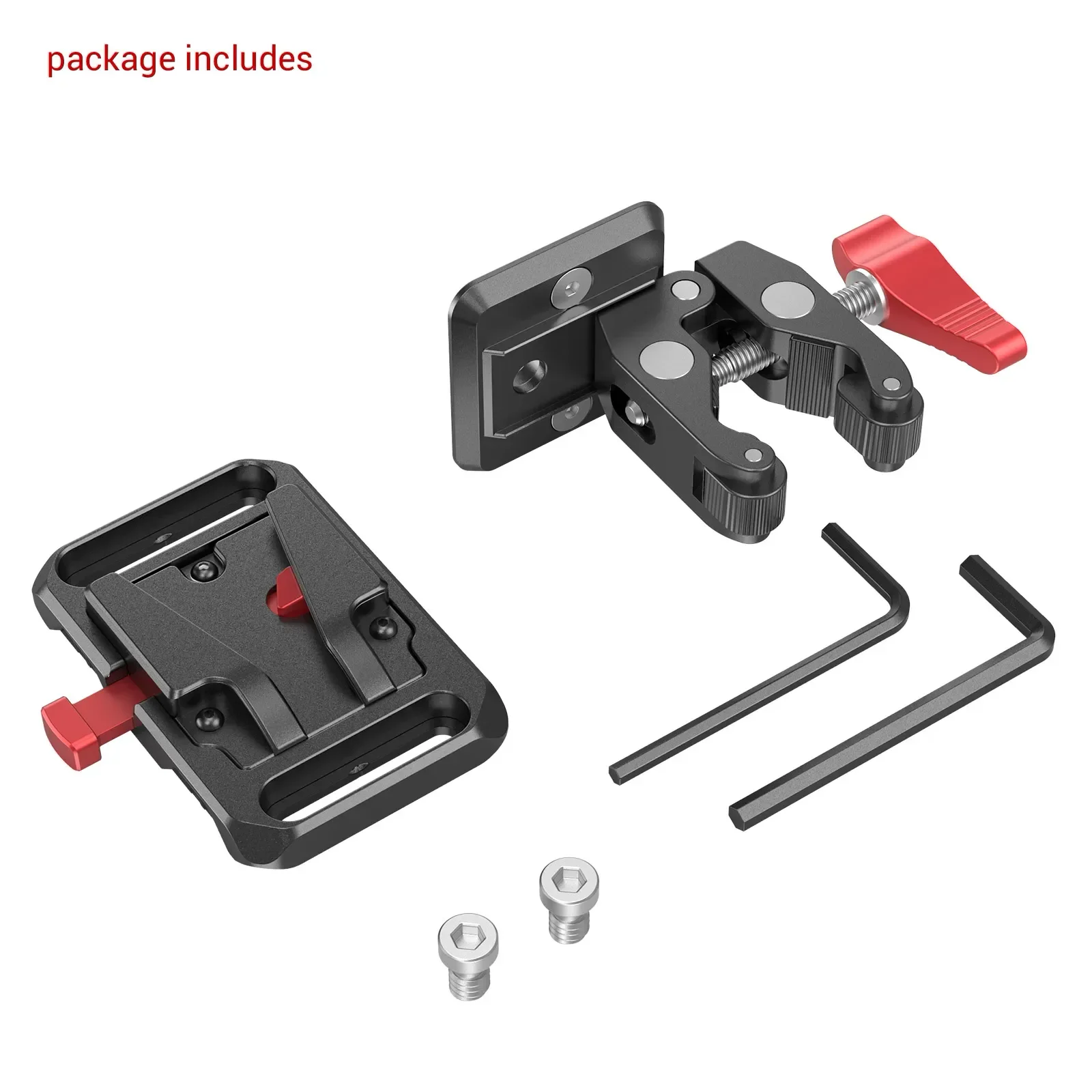 בסיס V-Mount עם תופסן SmallRig 2989
