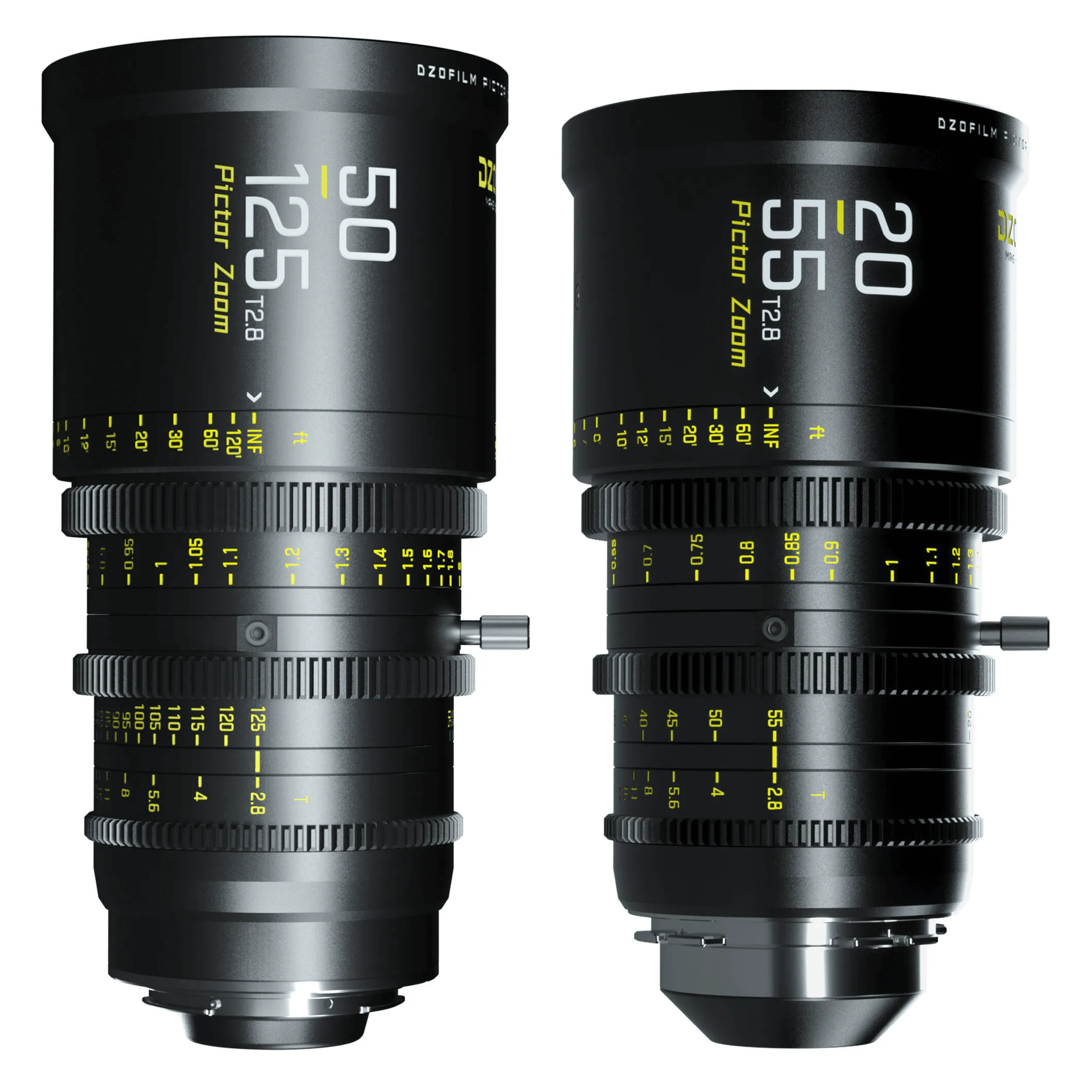 סט עדשות זום DZOFilm Pictor 20-55 & 50-125mm T2.8 Super35
