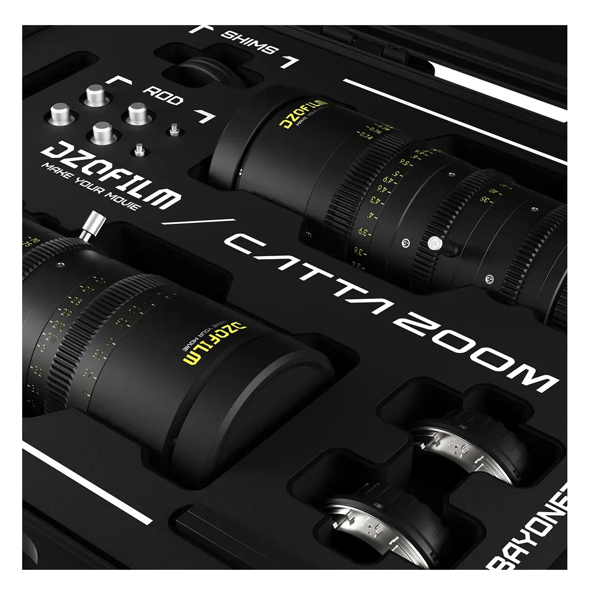 סט עדשות DZOFilm Catta 35-80mm & 70-135mm T2.9 E-Mount