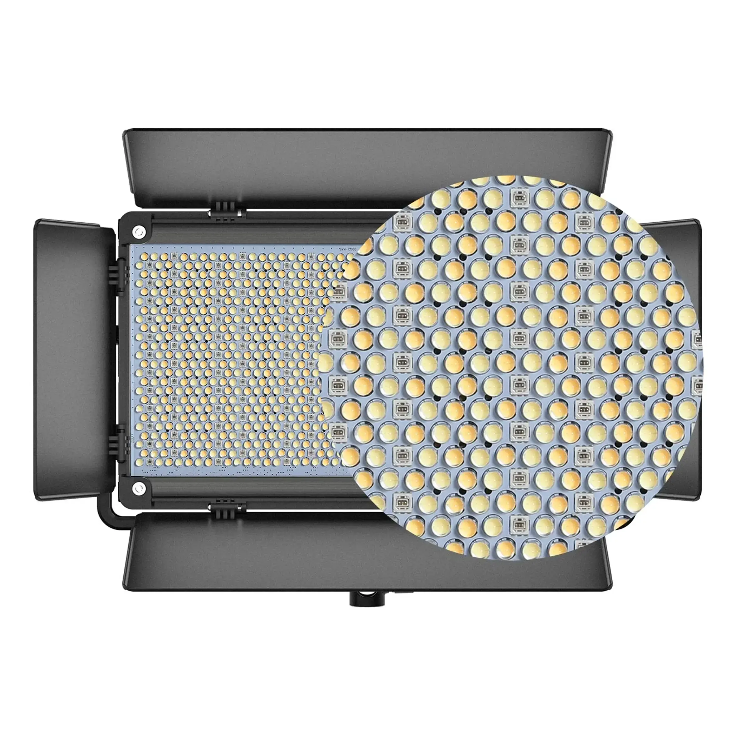 קיט 2 פנסי לד צבעוני RGB לאולפן GVM-1500D