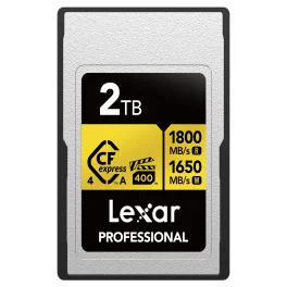 כרטיס זיכרון Lexar® Professional  2TB CFexpress™ 4.0 Type A card Gold