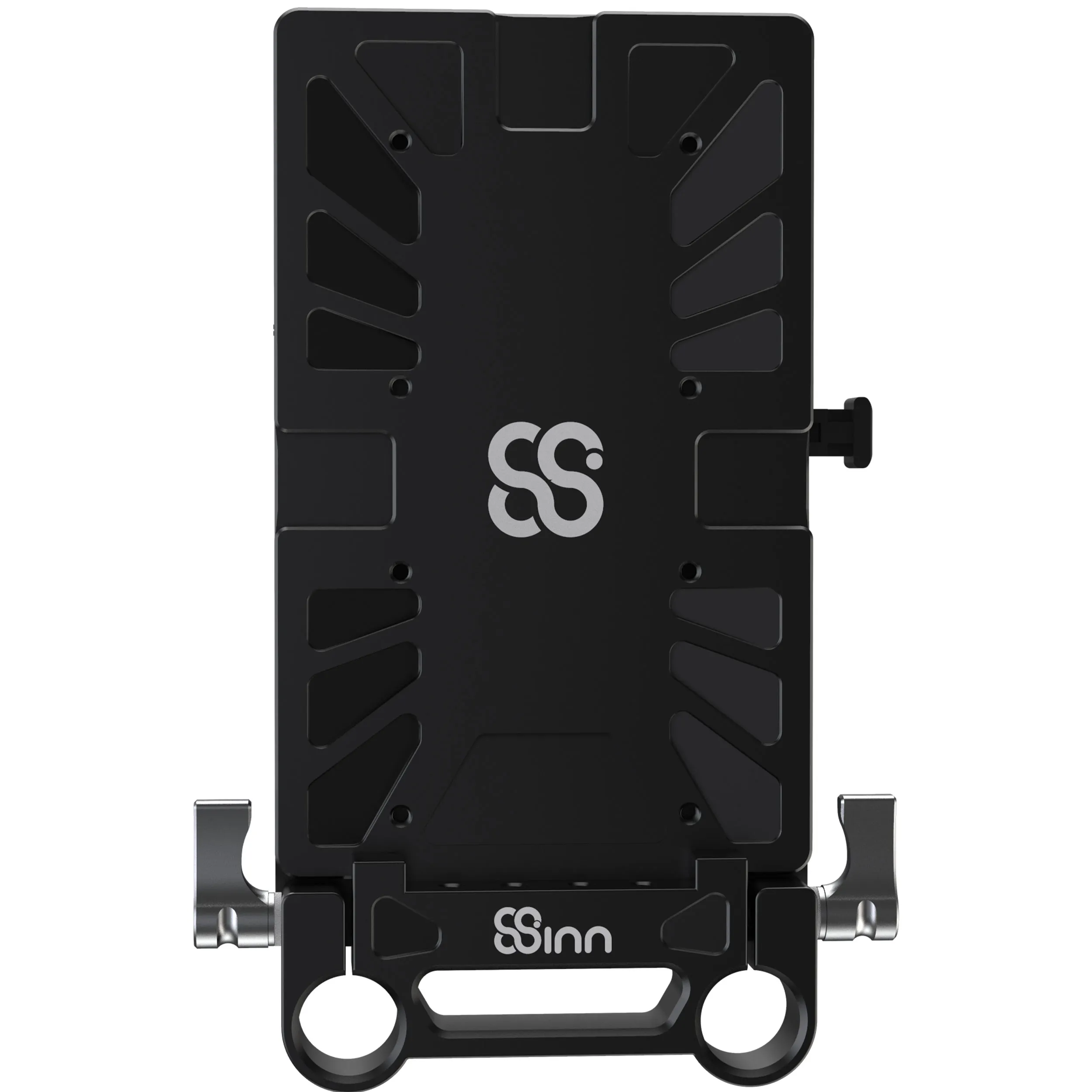 8Sinn Battery Mounting Plate with 15mm Rod Clamp + V-Mount Battery Plate