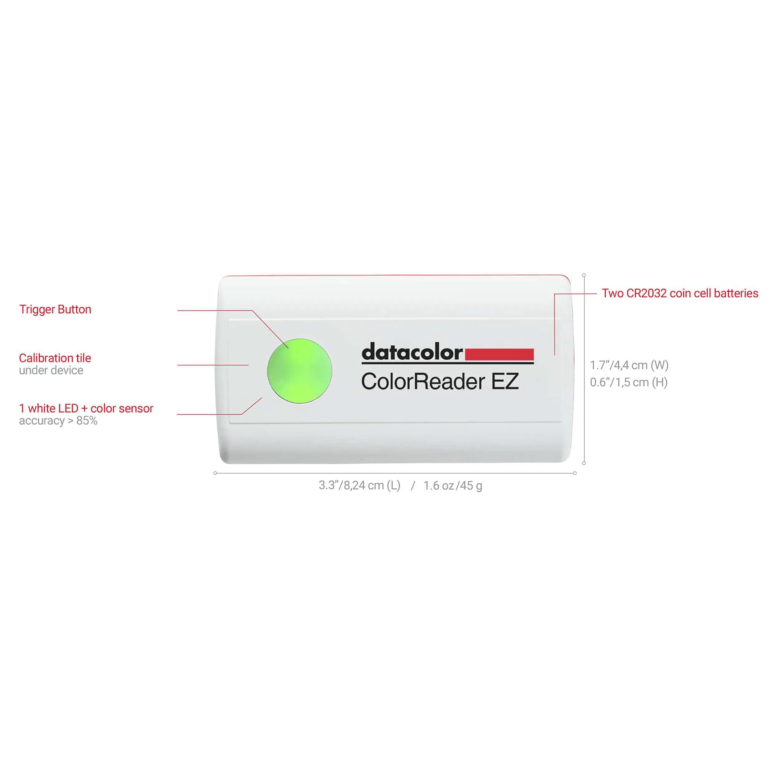 דוגם צבע Datacolor ColorReader™ EZ