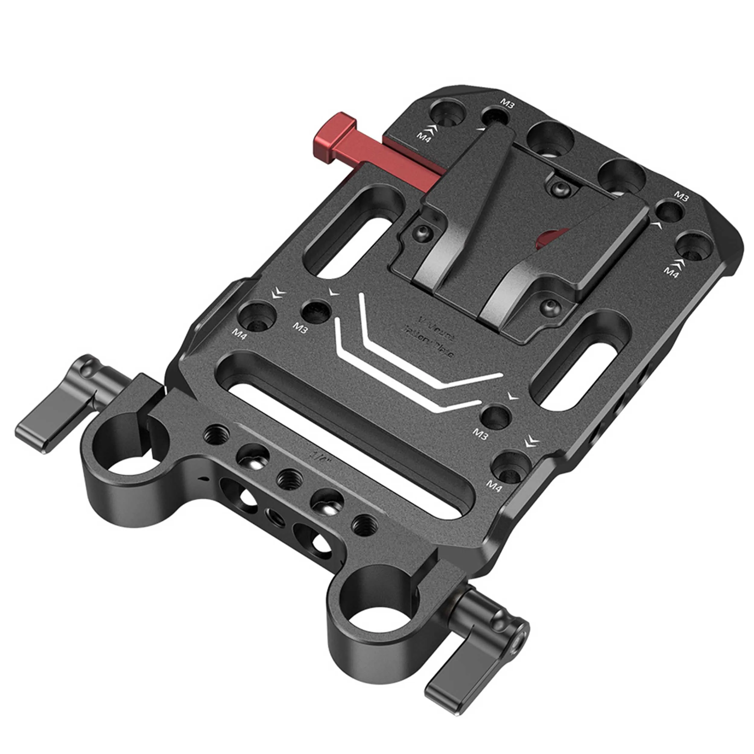 פלטה לסוללות V-LOCK עם מחבר למוטות 15 מ"מ SmallRig 3016