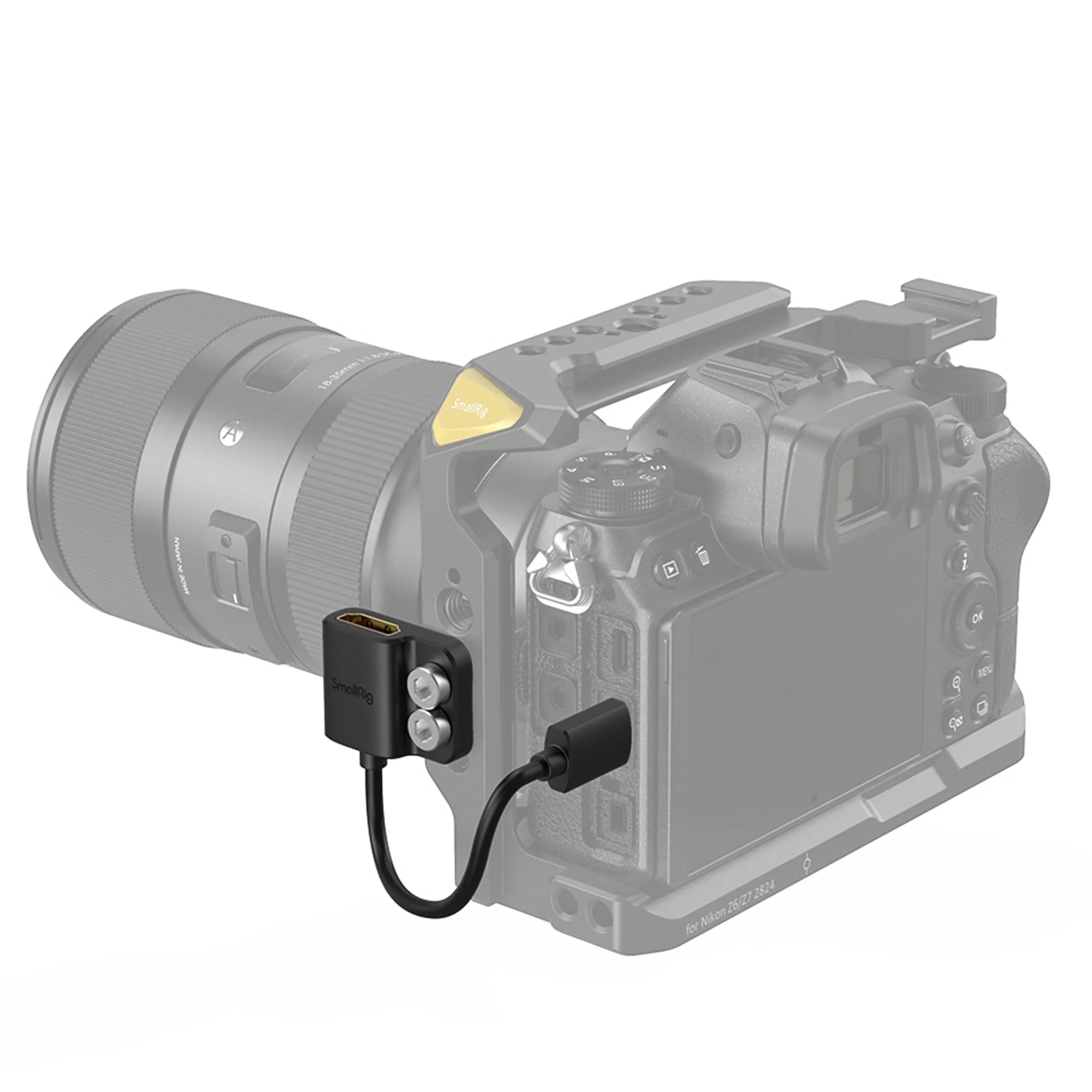 מחבר מאריך MINI HDMI - HDMI לכלוב SmallRig 3020