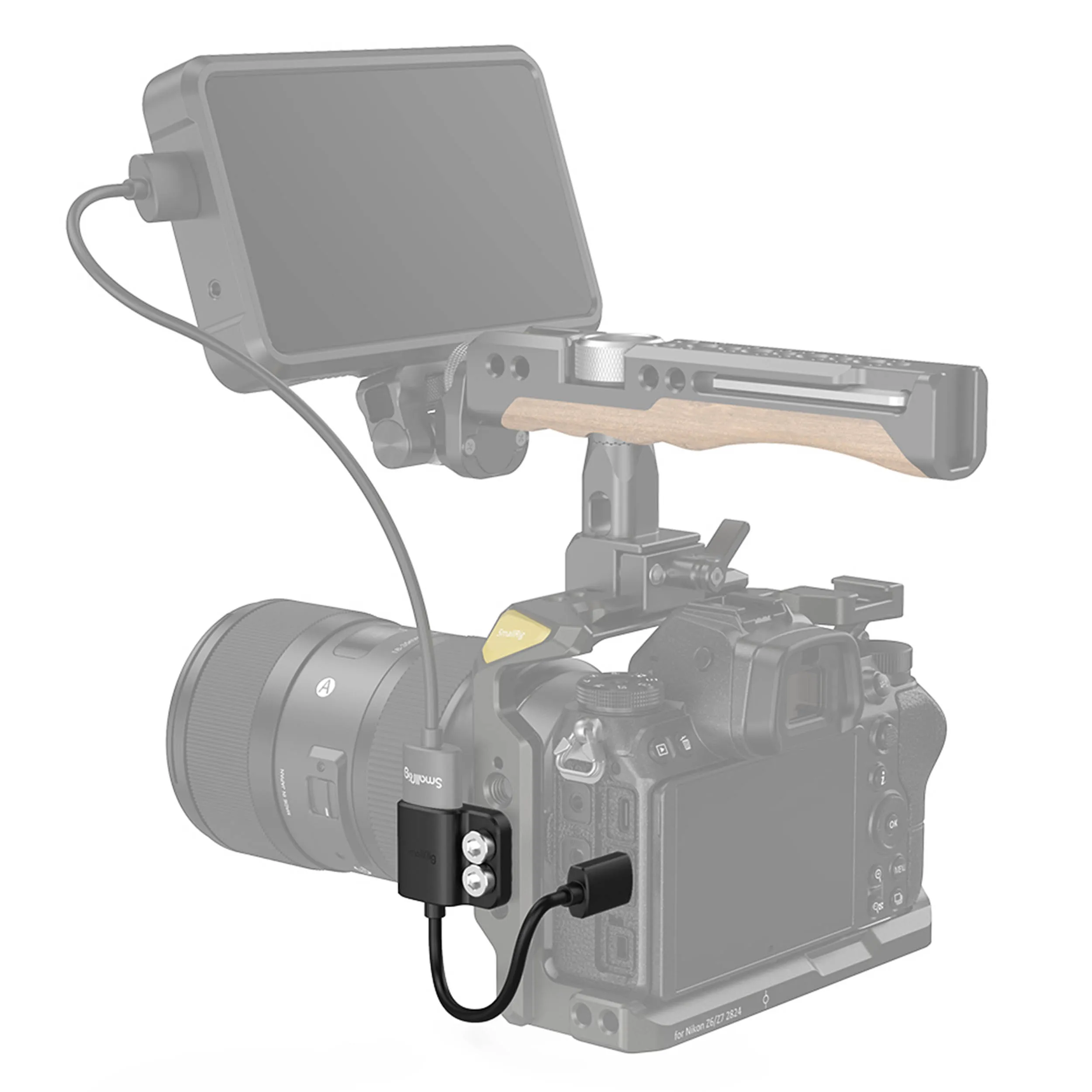 מחבר מאריך MINI HDMI - HDMI לכלוב SmallRig 3020