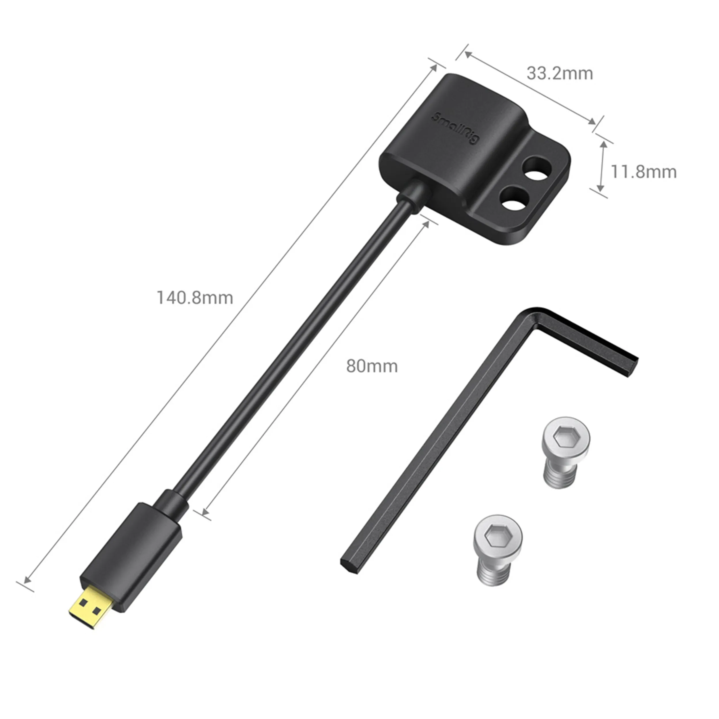 מחבר מאריך MICRO HDMI - HDMI לכלוב SmallRig 3021