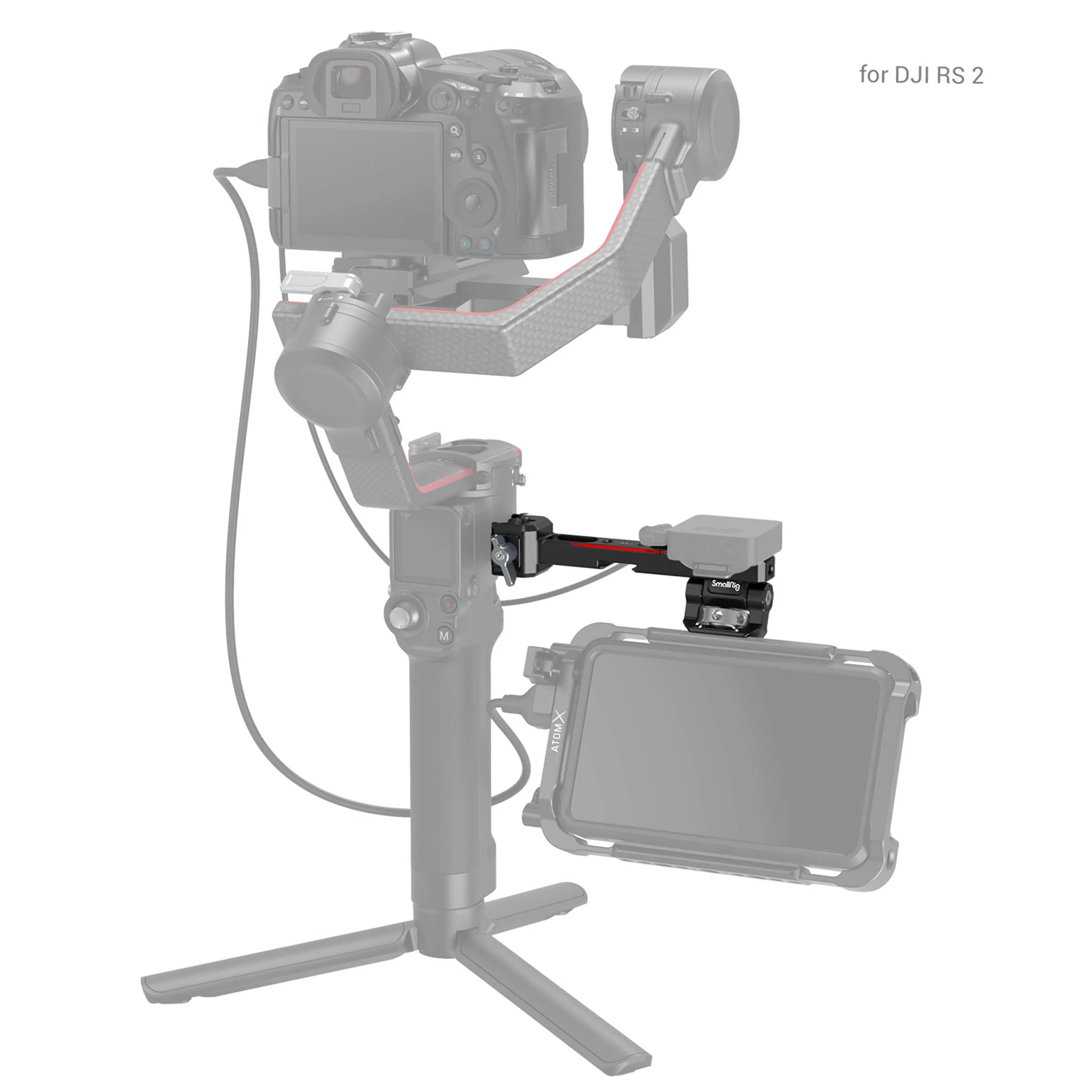 זרוע צד למוניטור עבור גימבל SmallRig 3026 DJI RS 2 /RSC 2/RS 3/RS 3 Pro/RS 3 mini