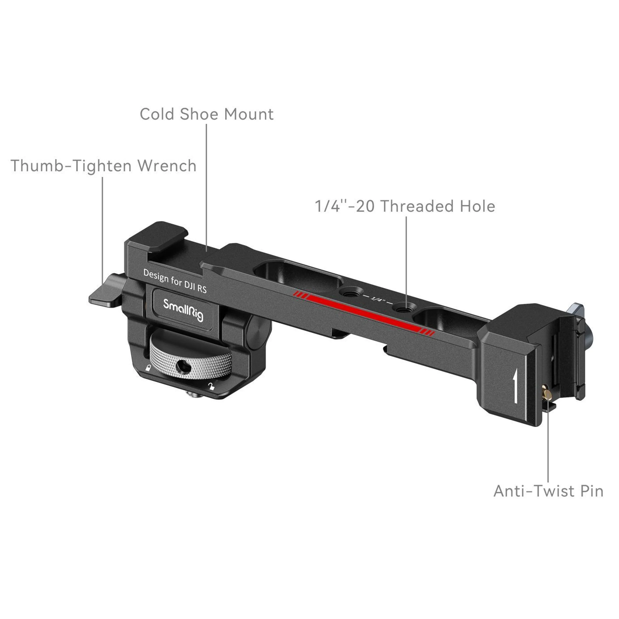זרוע למוניטור עבור גימבלים SmallRig 3026B DJI RS 2/RSC 2/RS3/RS3 Mini /RSC3