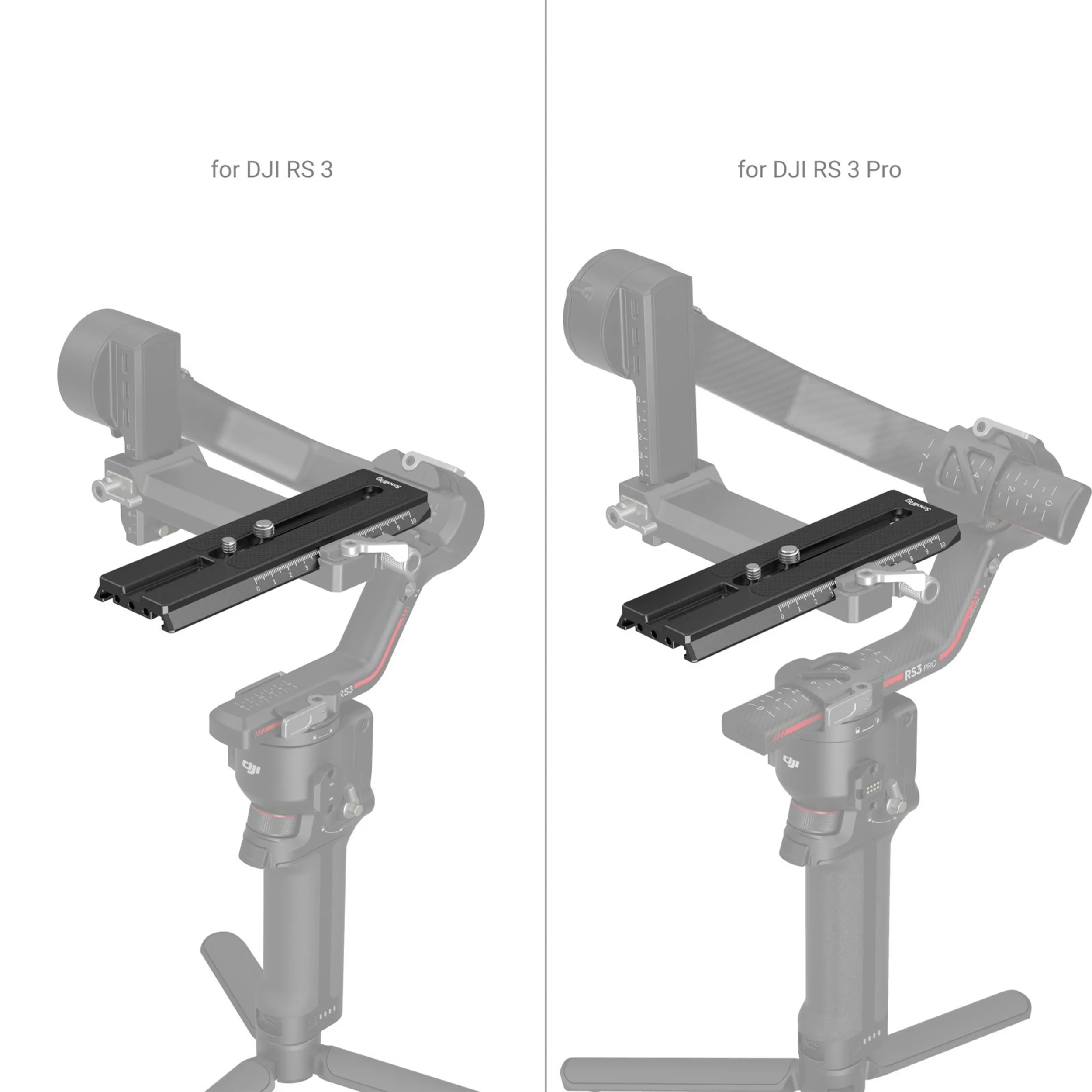 בסיס מחבר מהיר לגימבלים SmallRig 3031B DJI RS 2/Ronin-S/RS 3/RS 3 Pro