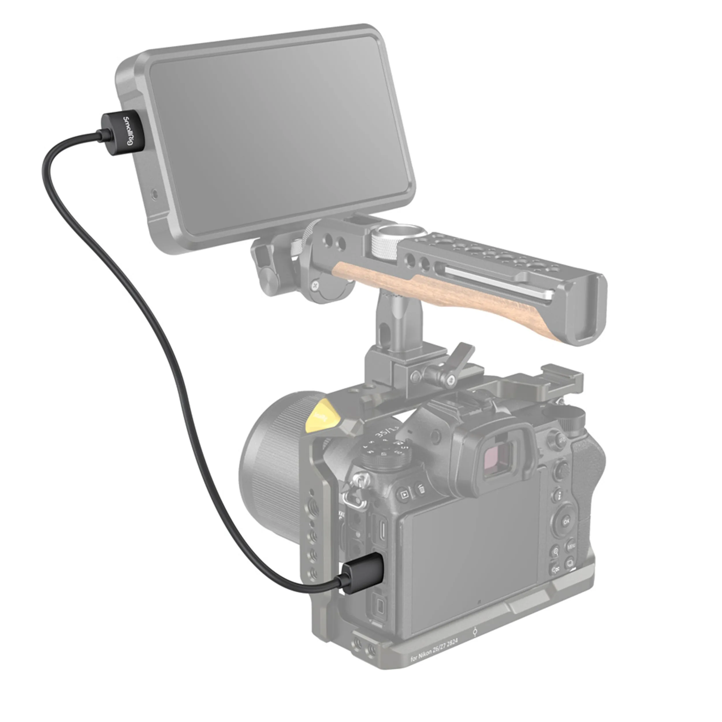 כבל דק 35 ס"מ HDMI - MINI HDMI דגם SmallRig 3040
