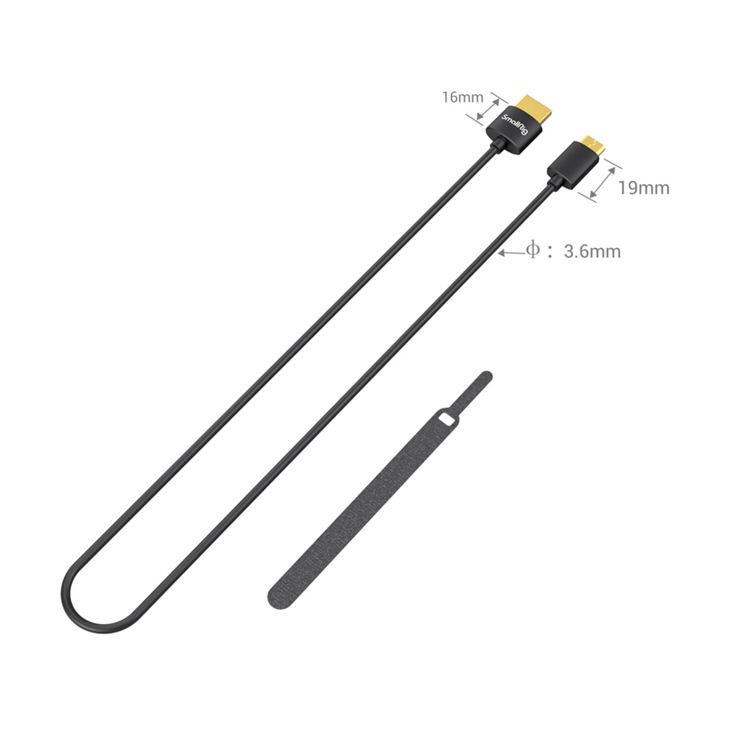 כבל דק 55 ס"מ HDMI - MINI HDMI דגם SmallRig 3041