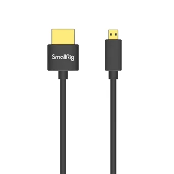 כבל דק 35 ס"מ HDMI - MICRO HDMI דגם SmallRig 3042