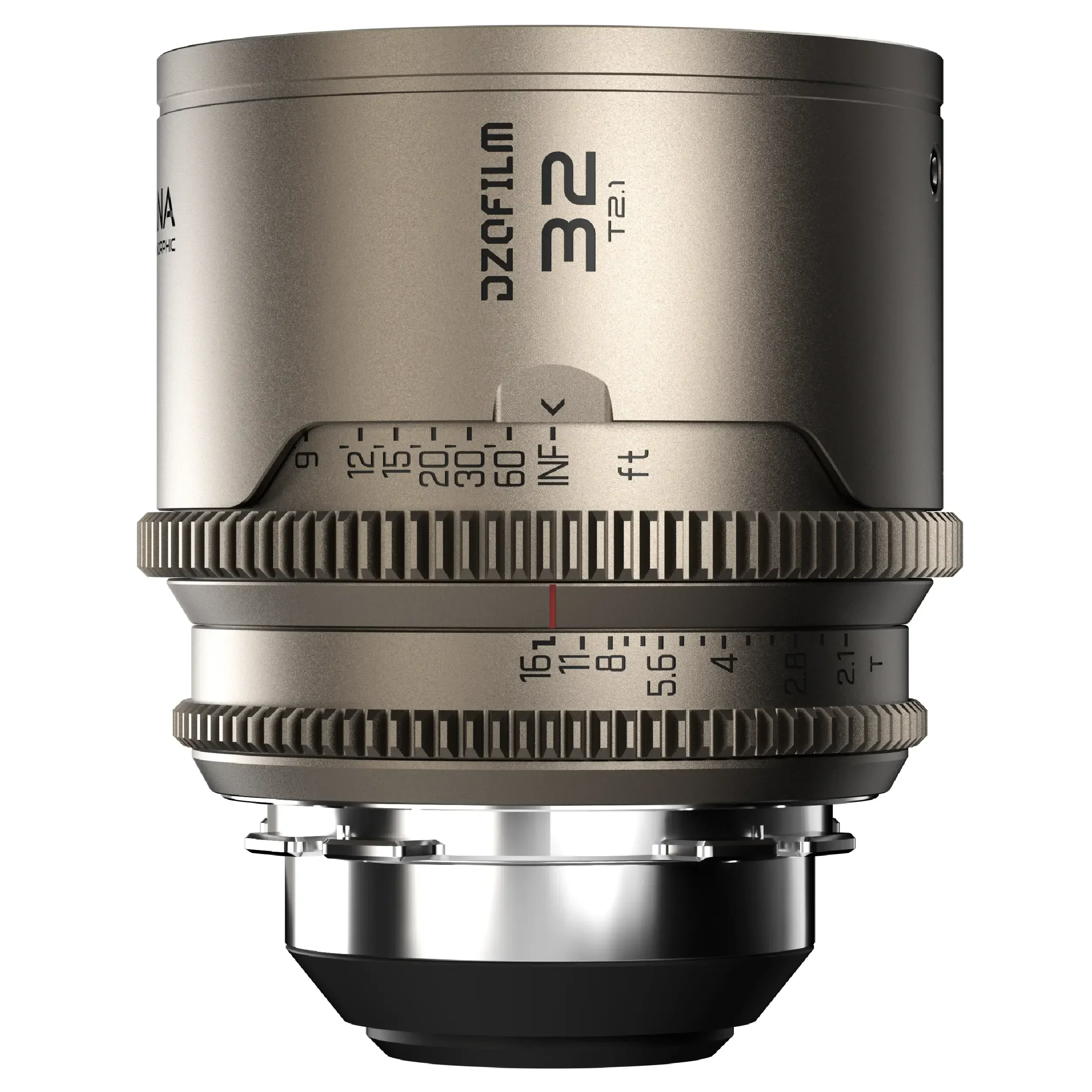 עדשת קולנוע פול פריים אנמורפית  32 מ"מ  DZOFILM Arcana PL-Mount T2.1