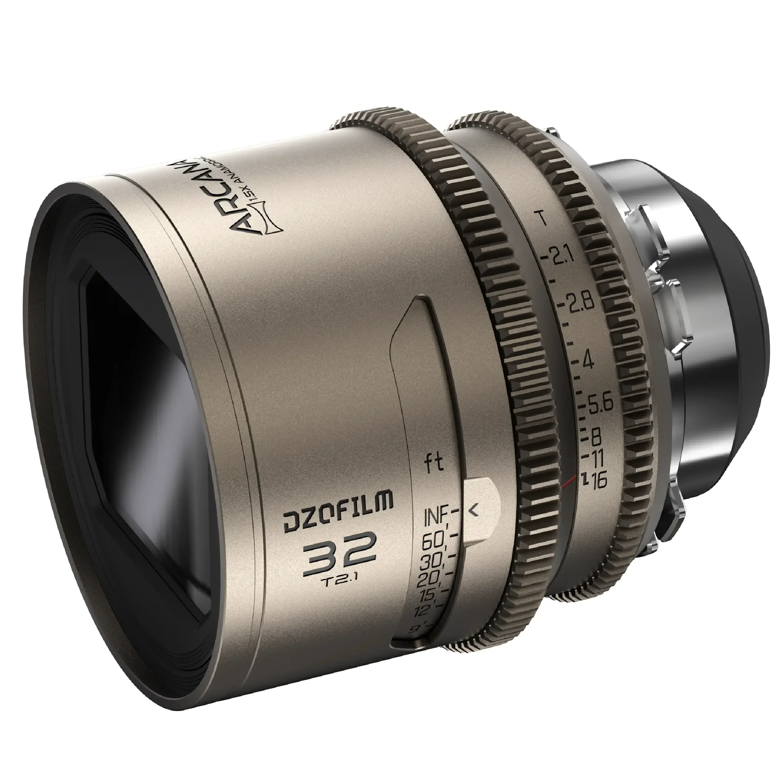 עדשת קולנוע פול פריים אנמורפית  32 מ"מ  DZOFILM Arcana PL-Mount T2.1