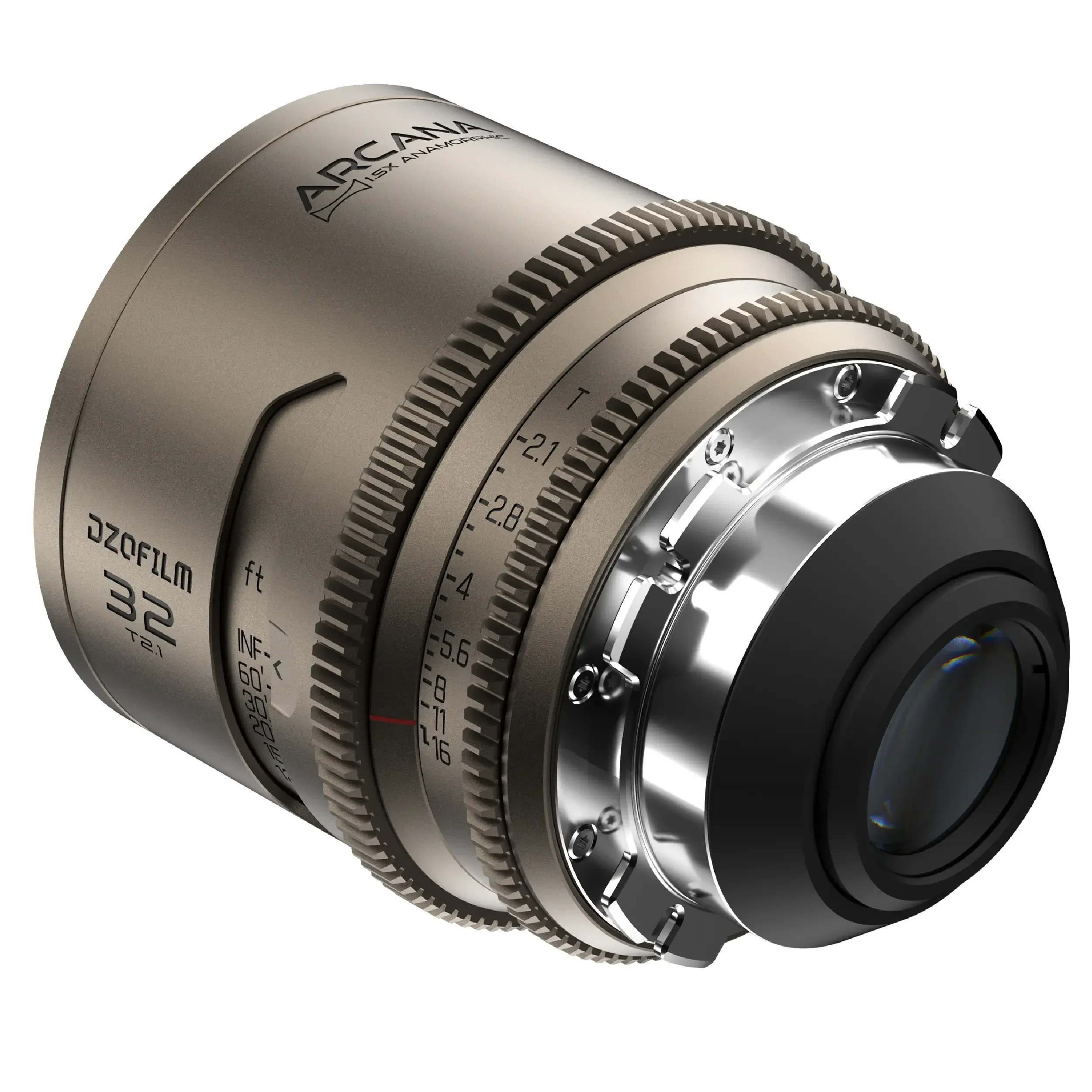 עדשת קולנוע פול פריים אנמורפית  32 מ"מ  DZOFILM Arcana PL-Mount T2.1
