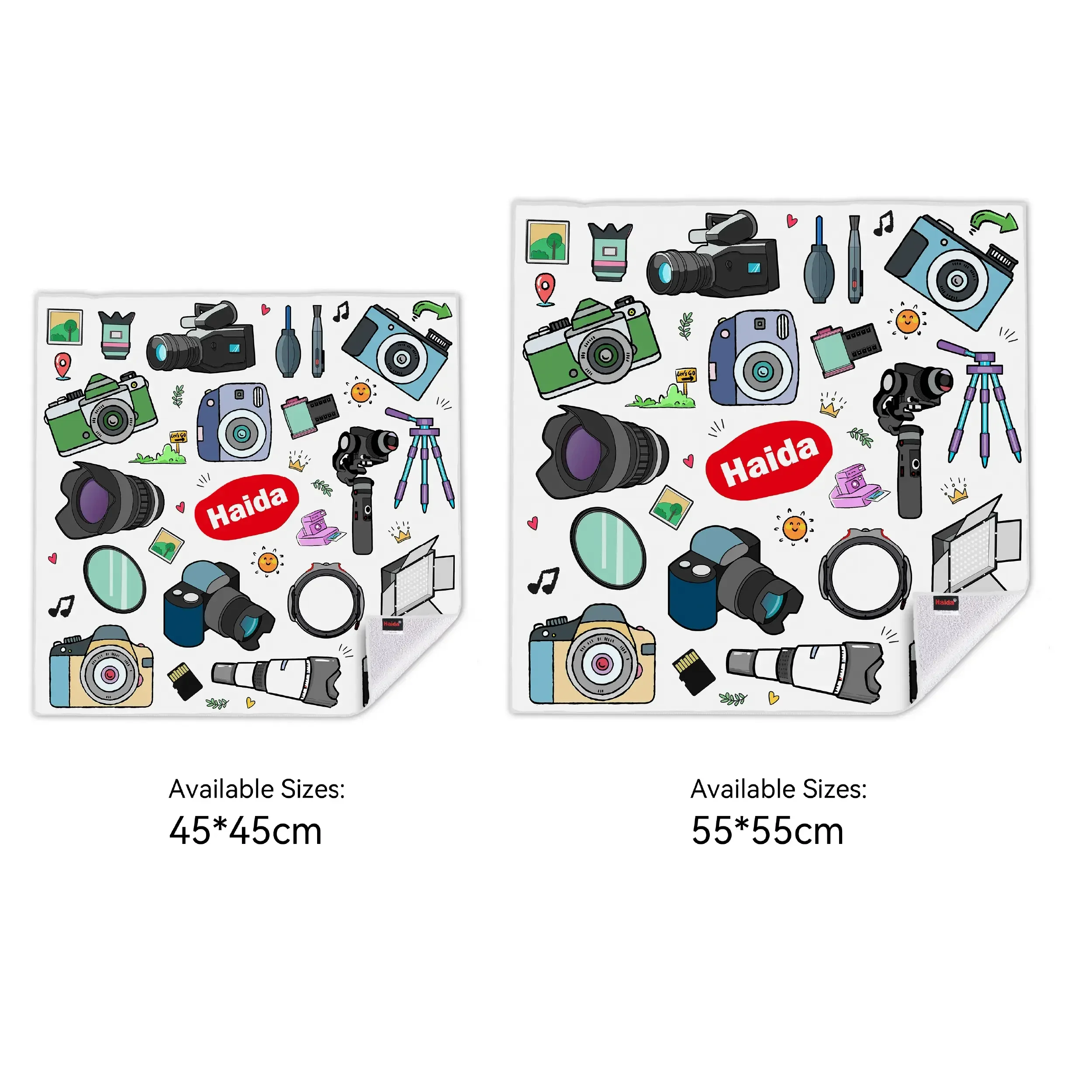 בד רב-תכליתי 55x55 ס"מ להגנה על ציוד Haida Photographic equipment