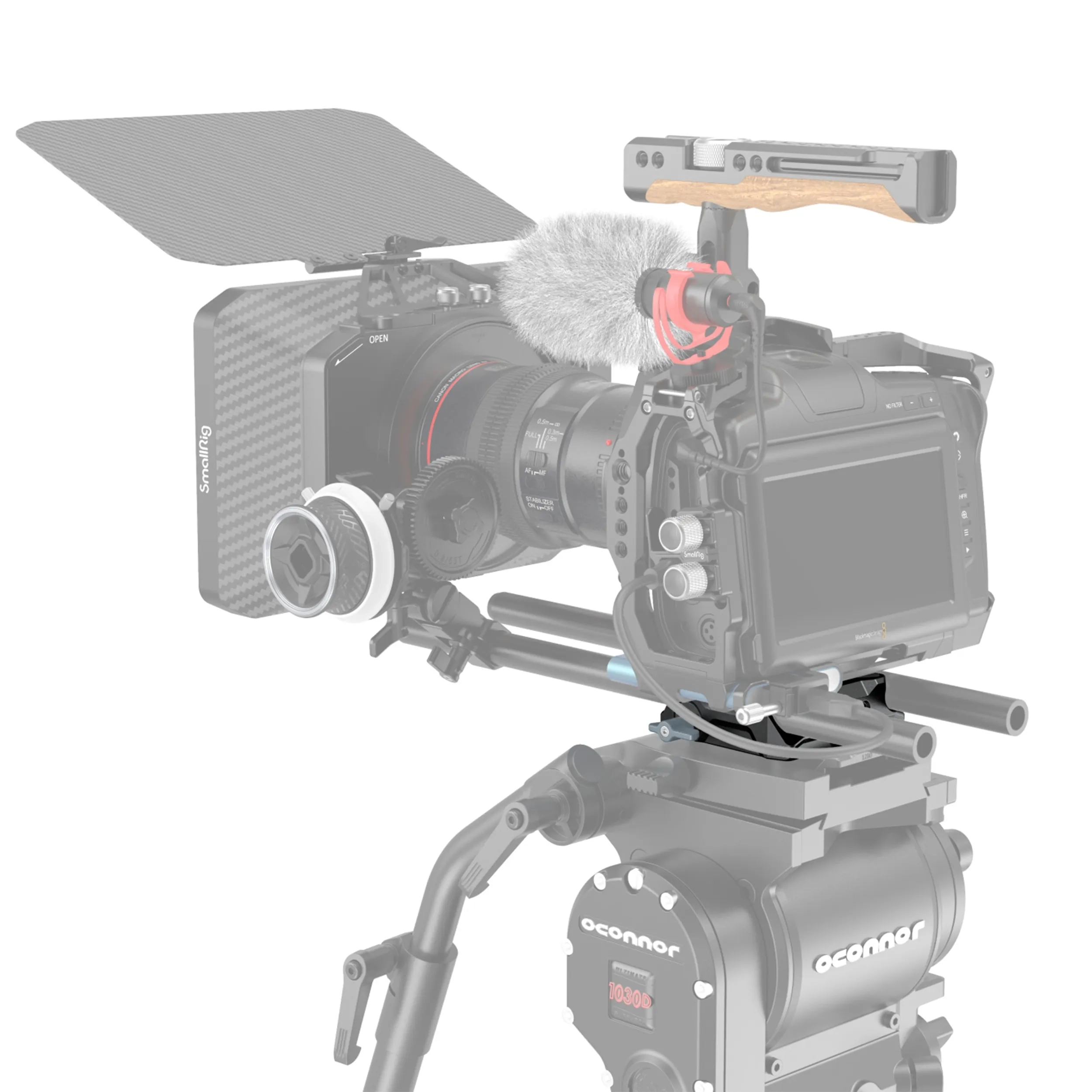 בסיס למצלמה עם חורים למוטות 15 מ"מ SmallRig 3357