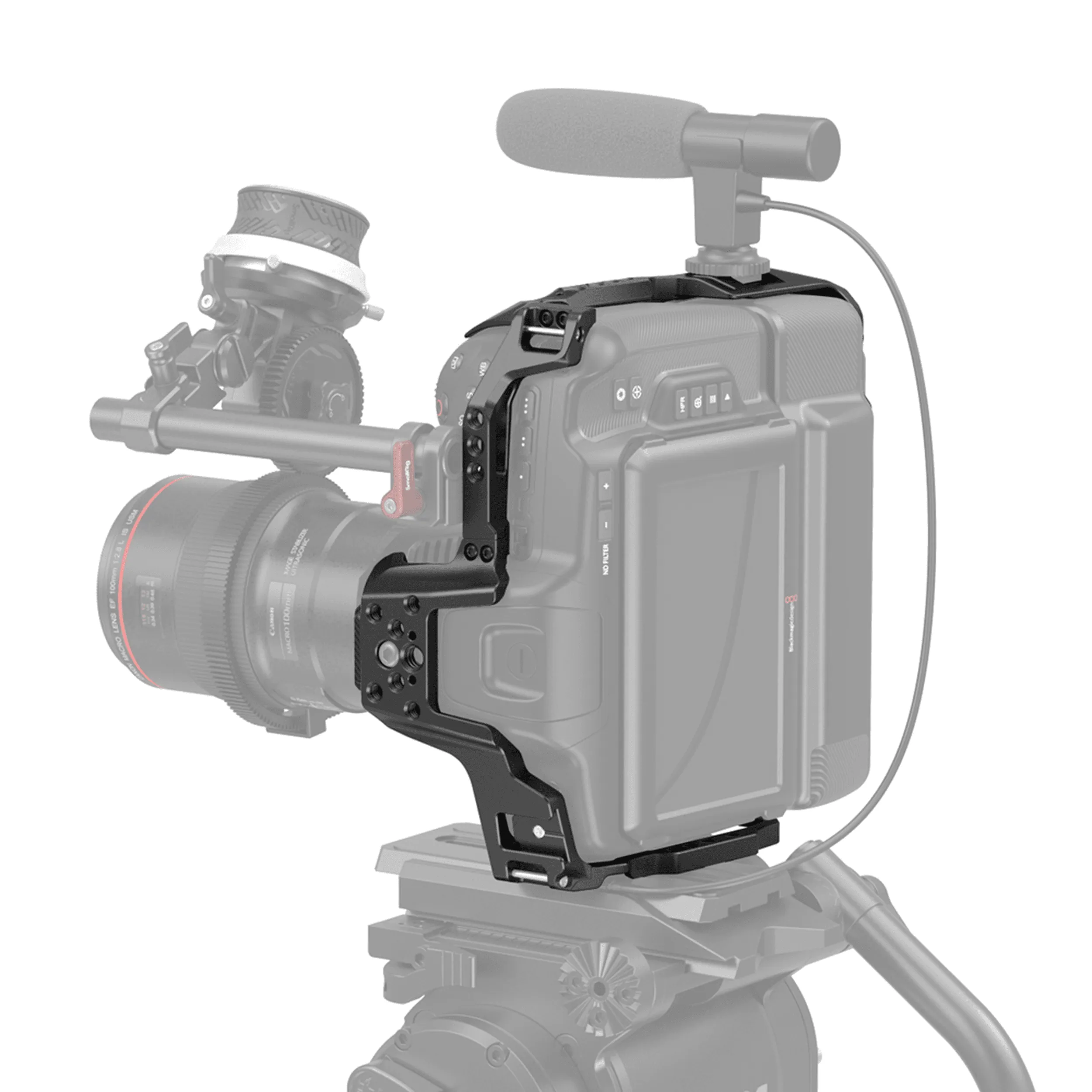 כלוב ייעודי למצלמת BMPCC 6K PRO עם גריפ SmallRig 3382B