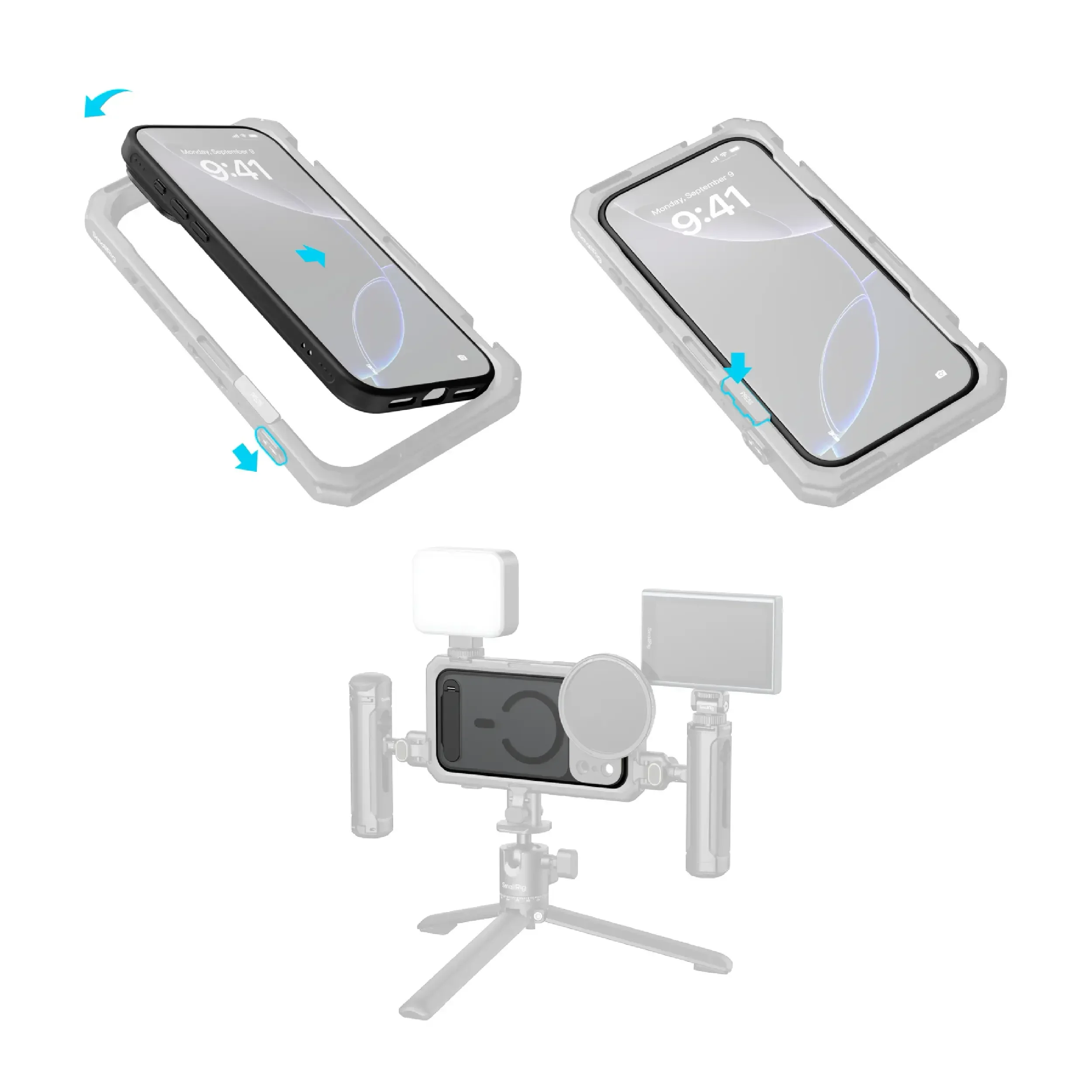 כיסוי לצילום וידאו עבור SmallRig 5551 iPhone 17 Pro Max