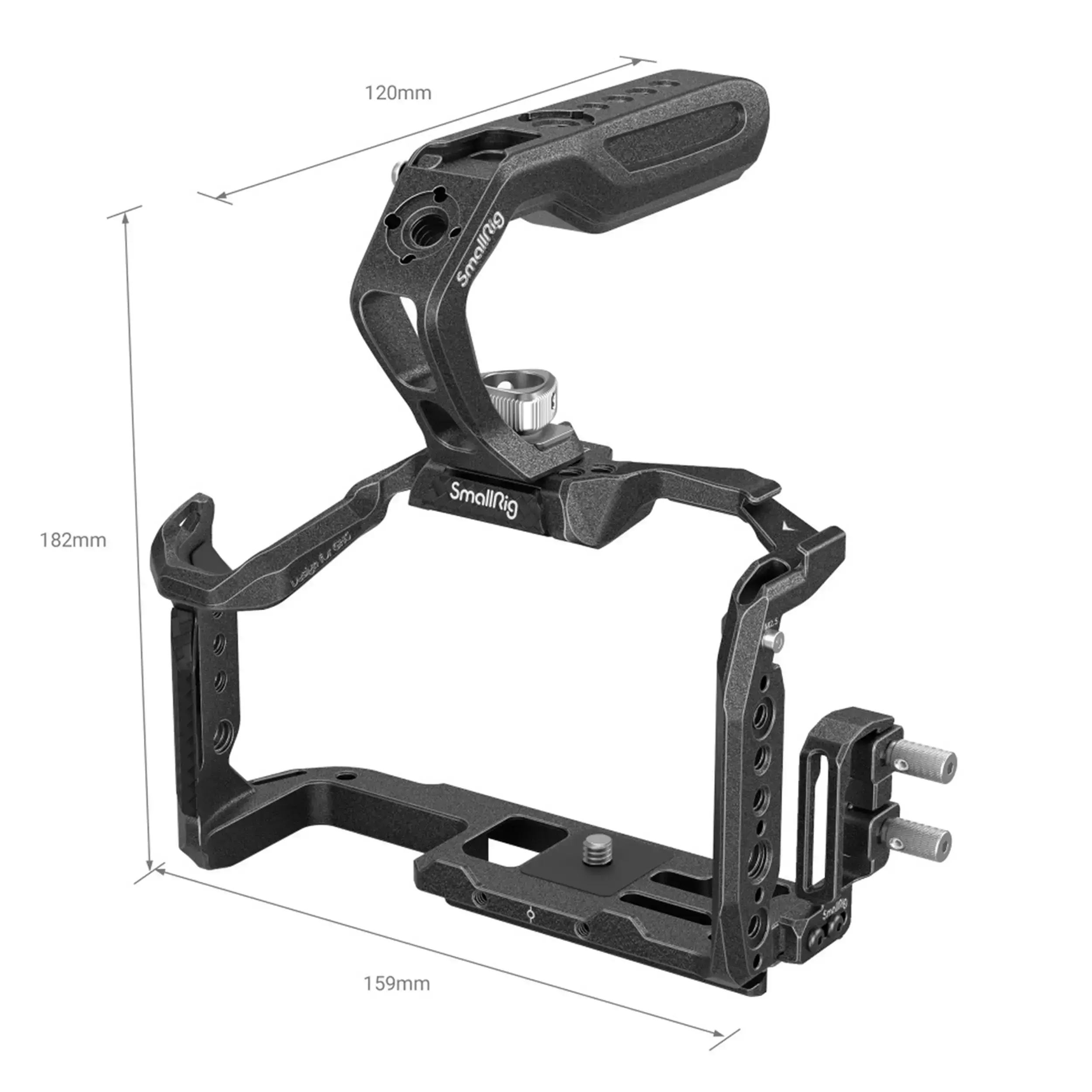 קיט כלוב ייעודי סדרת Black Mamba למצלמת SmallRig 3441 PANASONIC GH6