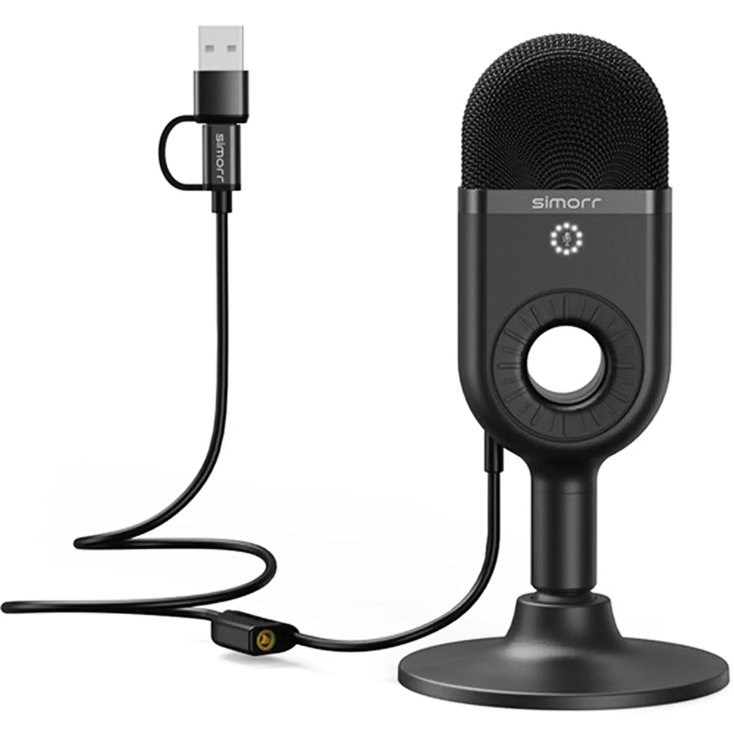 מיקרופון קונדנסר Simmor 3491 Wave U1 USB