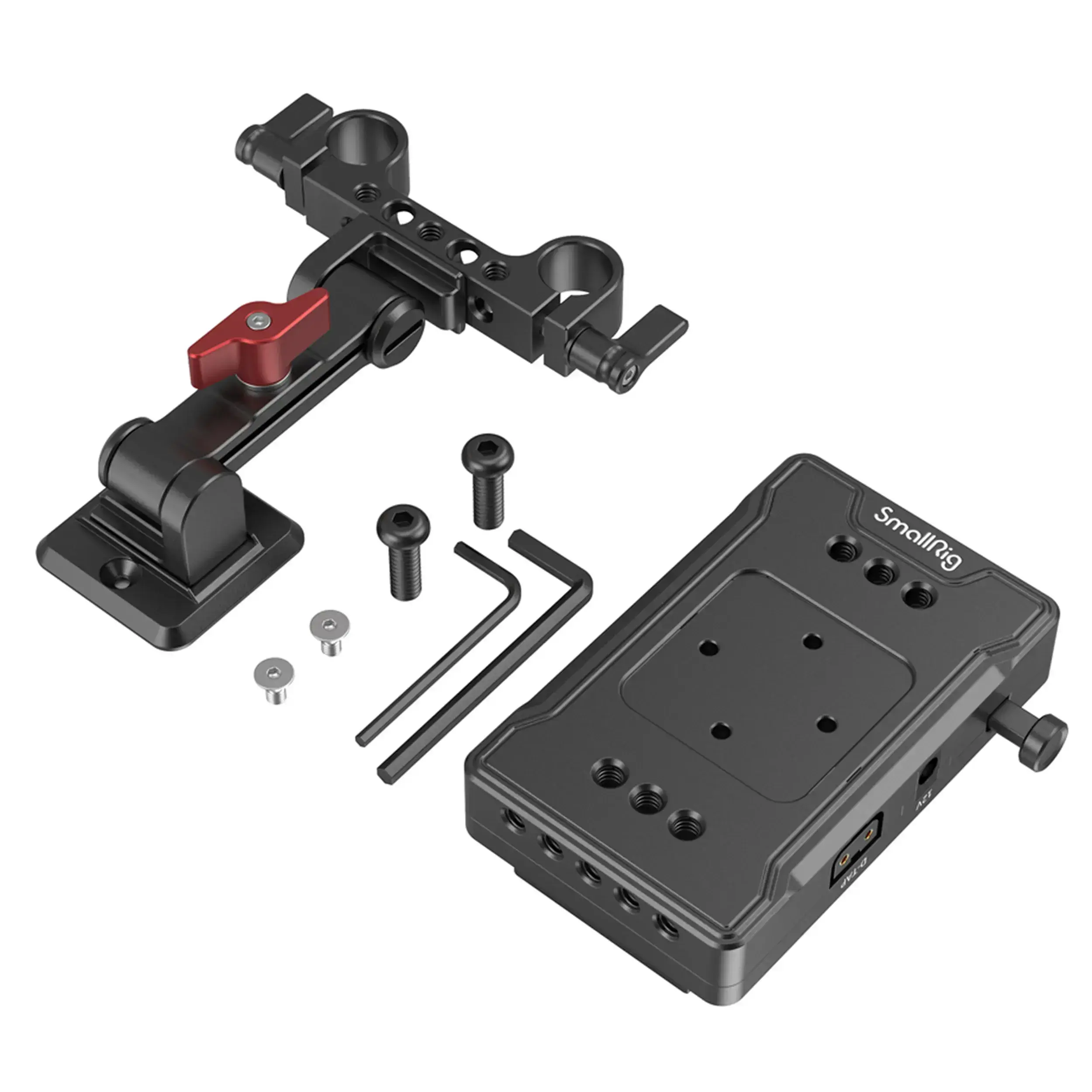 פלטה לסוללות V-LOCK עם זרוע מתכווננת SmallRig 3499