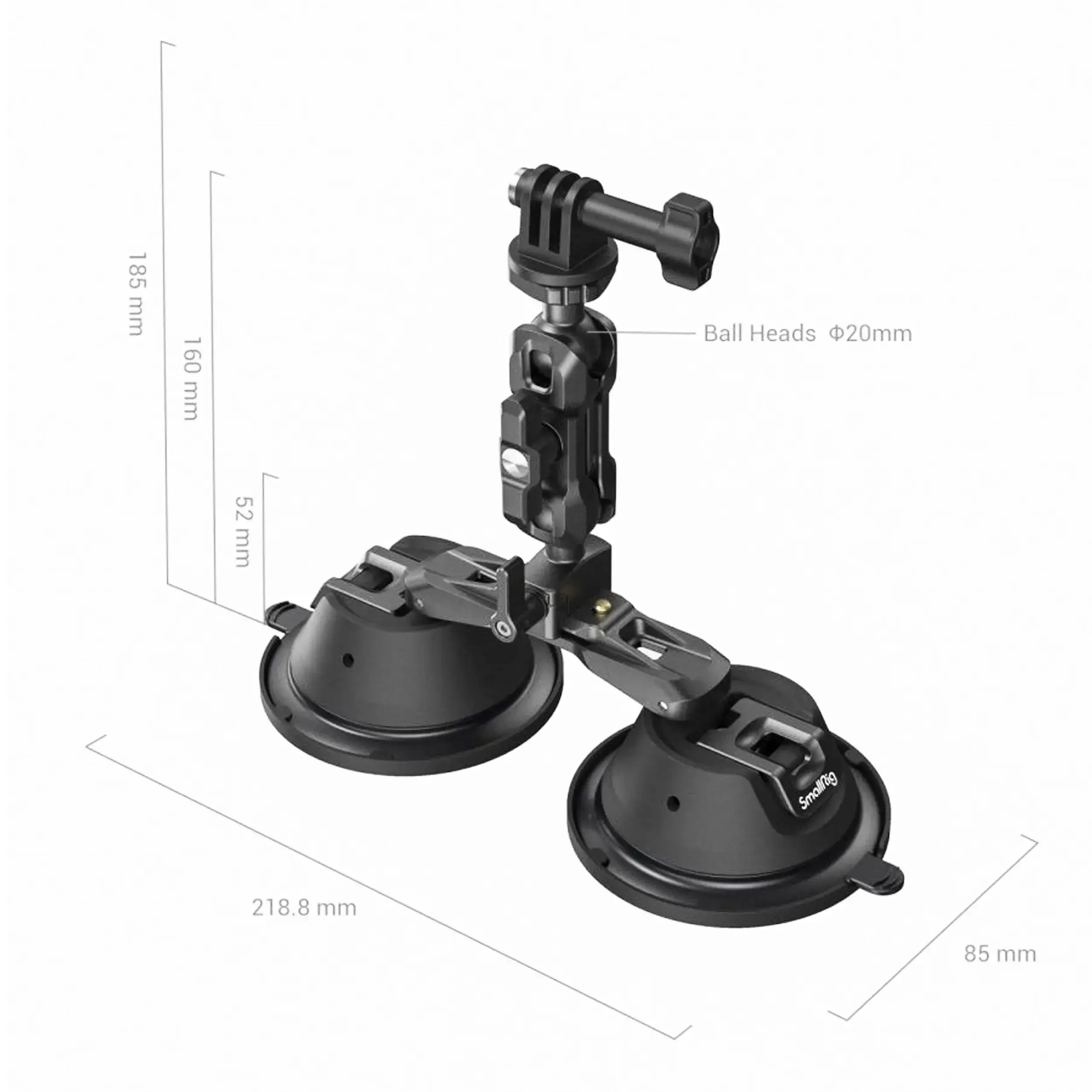 תופסן ואקום כפול למצלמה SmallRig 3566