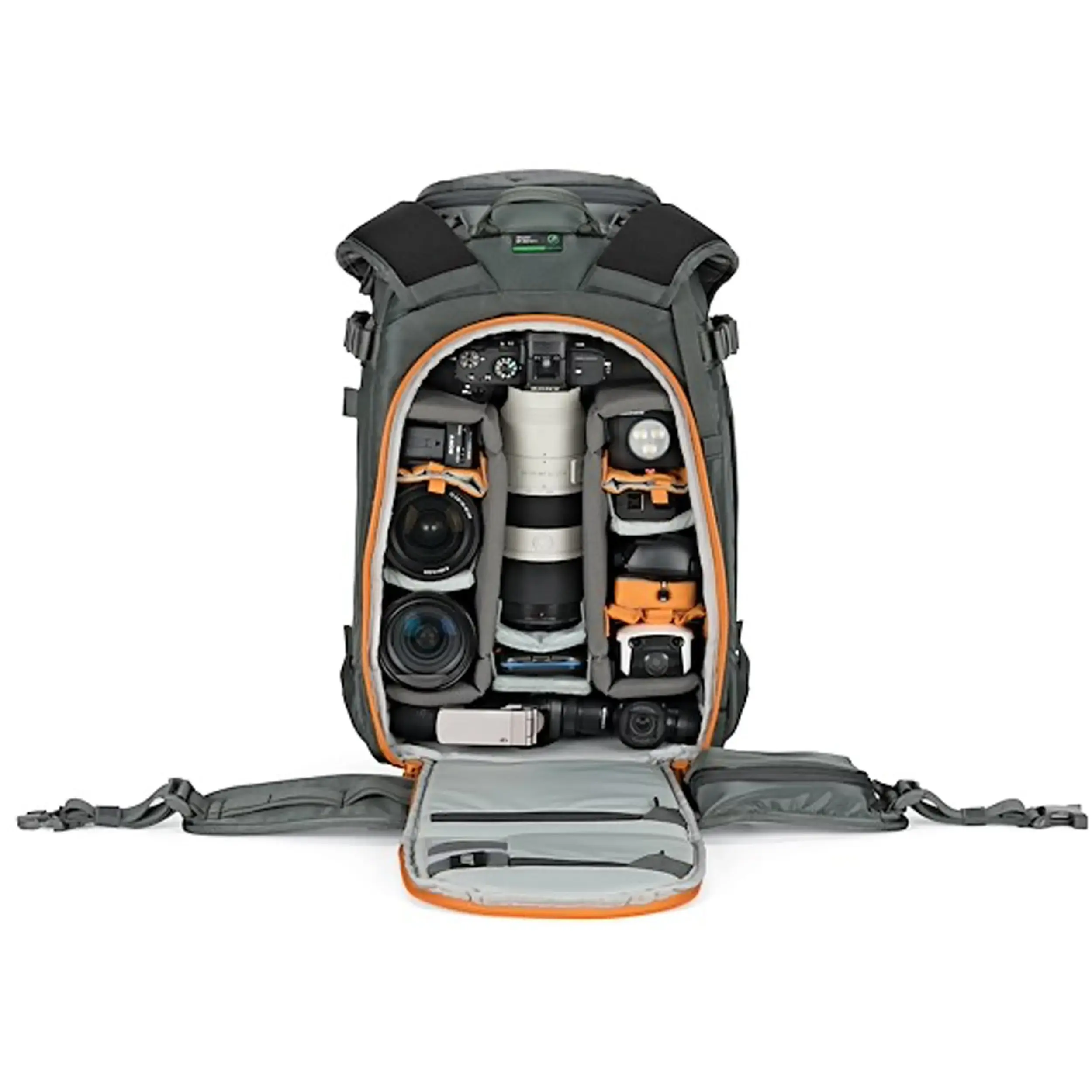 תיק גב אפור למצלמה Lowepro Whistler BP 350 AW II