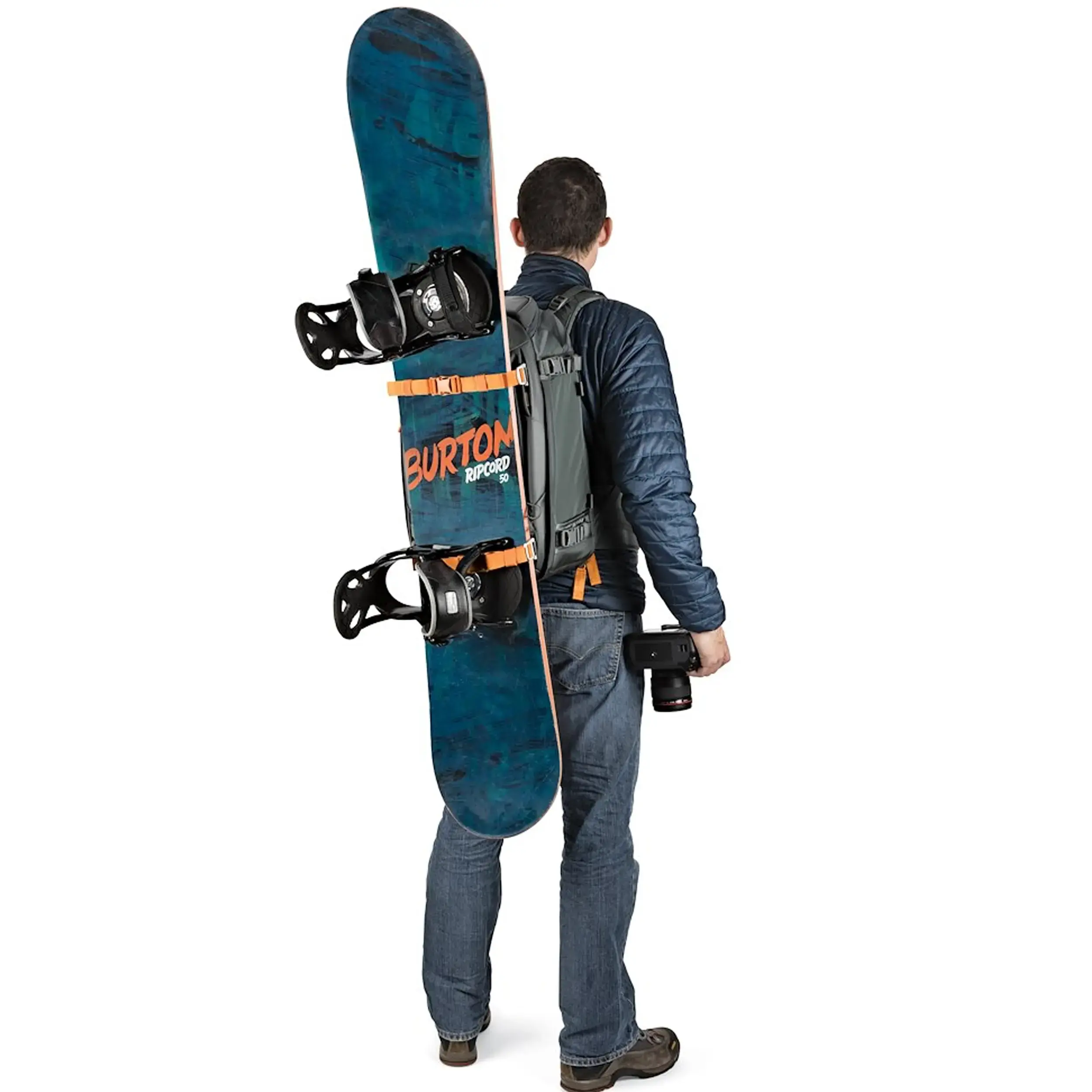 תיק גב אפור למצלמה Lowepro Whistler BP 350 AW II