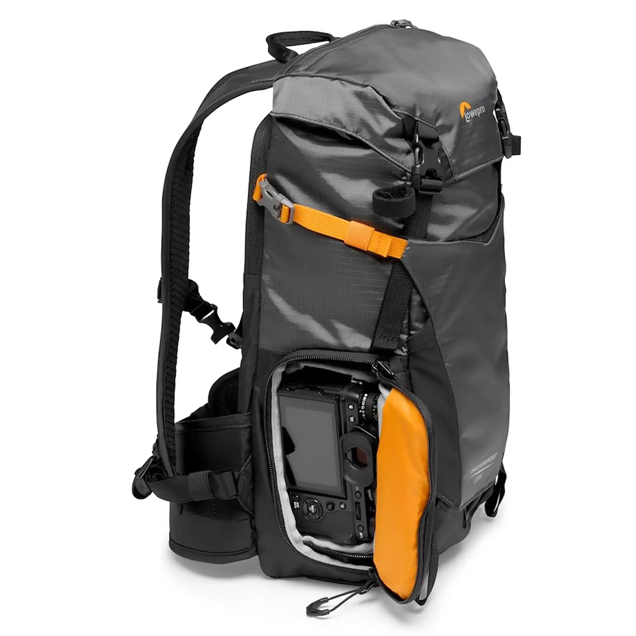 תיק גב אפור/שחור למצלמה Lowepro PhotoSport BP 15L AW III