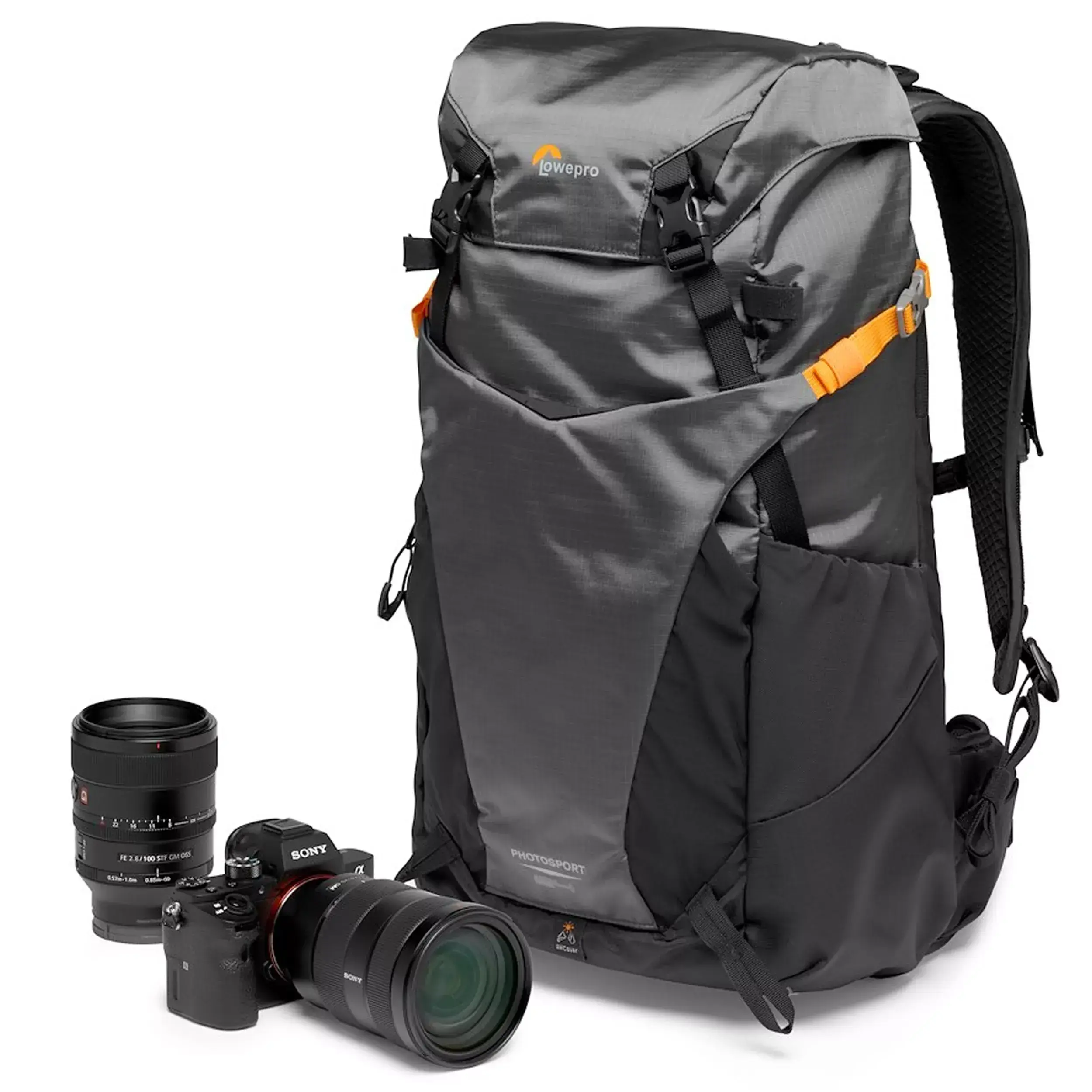 תיק גב אפור/שחור למצלמה Lowepro PhotoSport AW III 24L